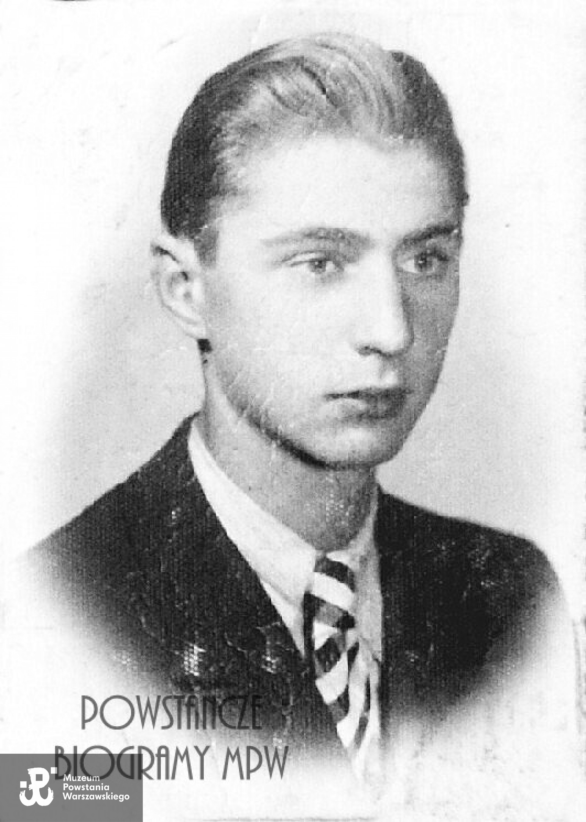 st. strz. Stanisław Banaszkiewicz "Pik" (1923-1944) Fot. udostępnione przez Magdalenę Ciok