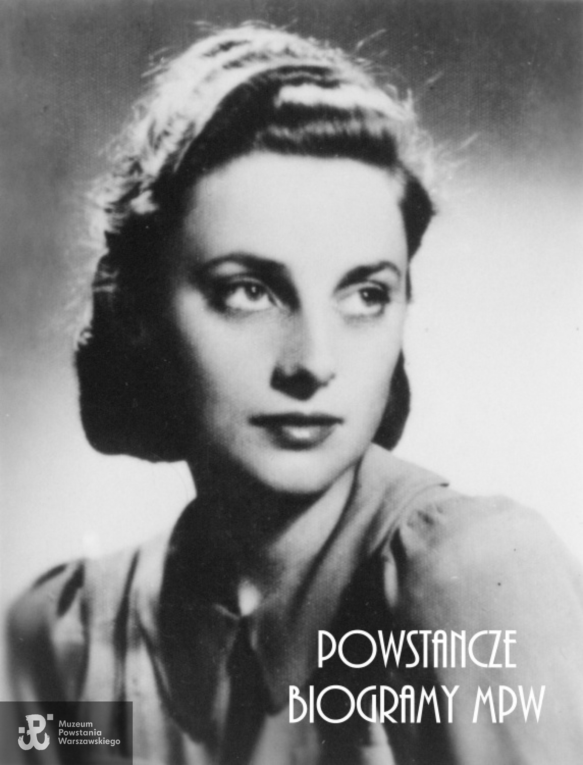 Sanitariuszka Gabriela Karska "Joasia" (1922-1966). Fot. portretowa ze zbiorów Muzeum Powstania Warszawskiego, sygn. P/8277