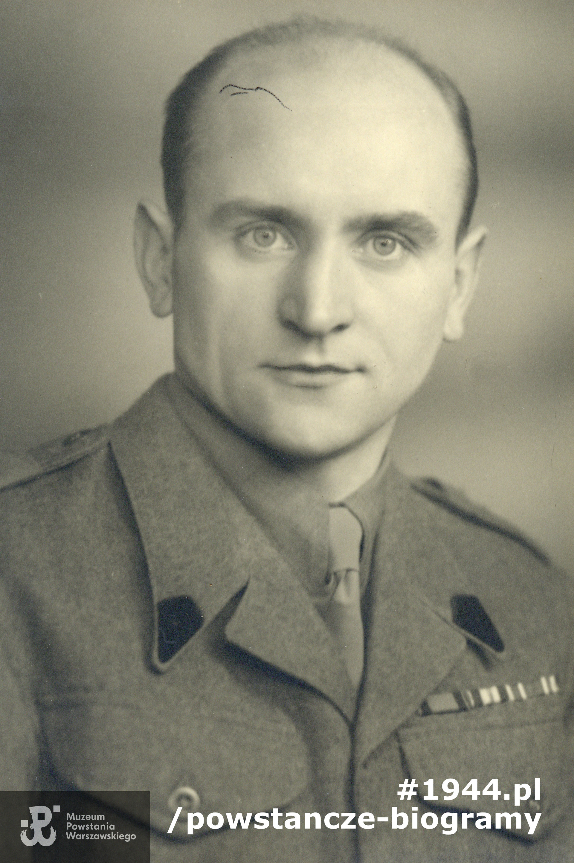 Mieczysław Morawski "Szeliga", "Szalbierz". Dowódca 9. kompanii Dywizji Bojowej "Żniwiarz". Fot. ze zbiorów Muzeum Powstania Warszawskiego - materiały Jana Rockiego