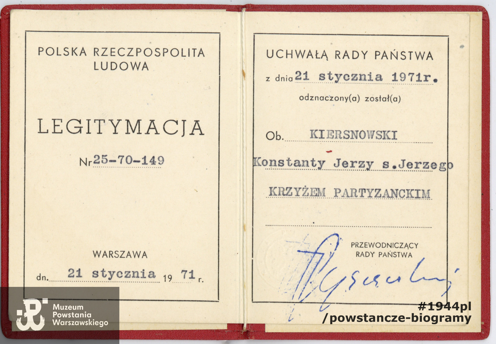 Z  archiwum rodzinnego p. Jolanty Stasiak z d. Kiersnowskiej