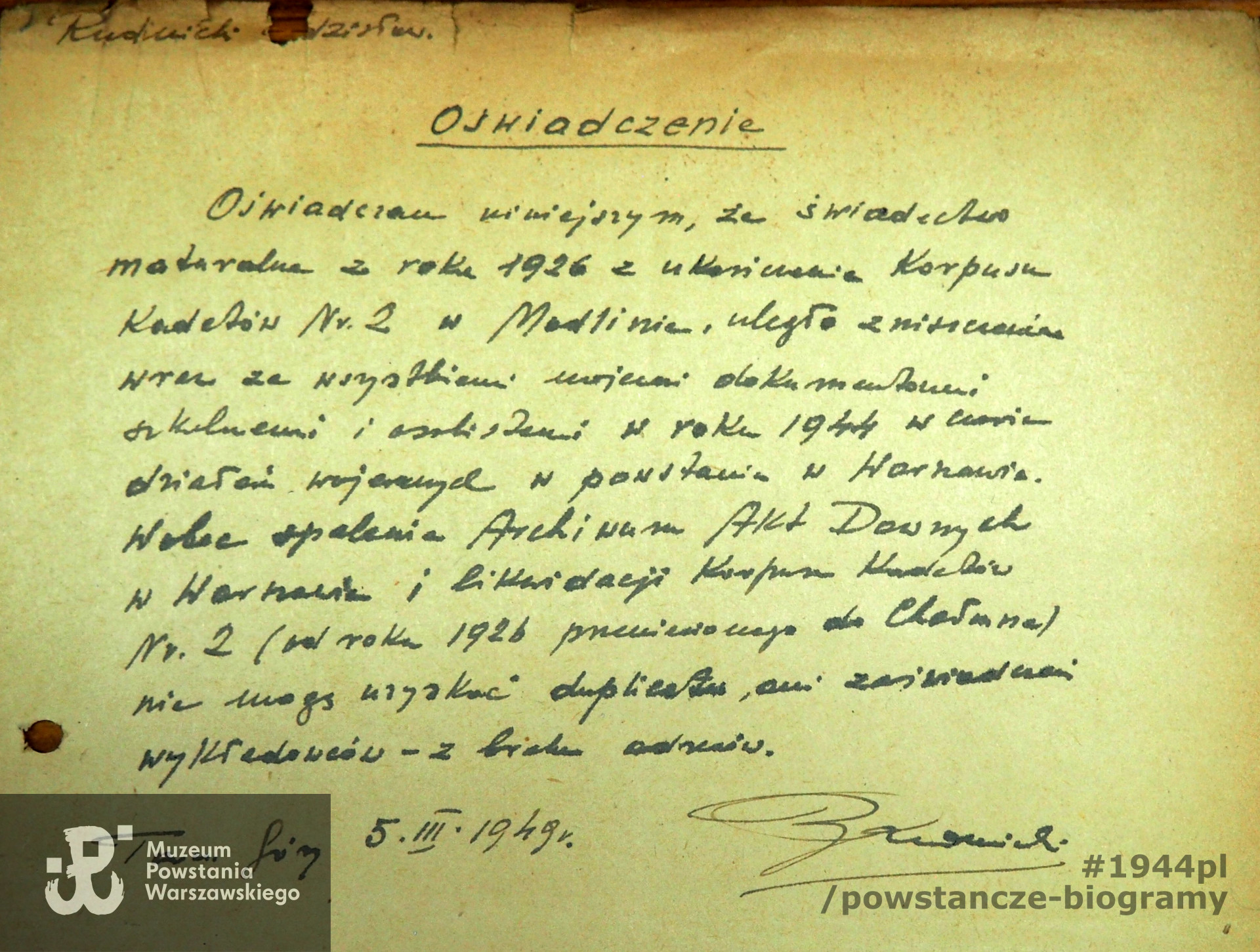 Ze zbiorów rodzinnych