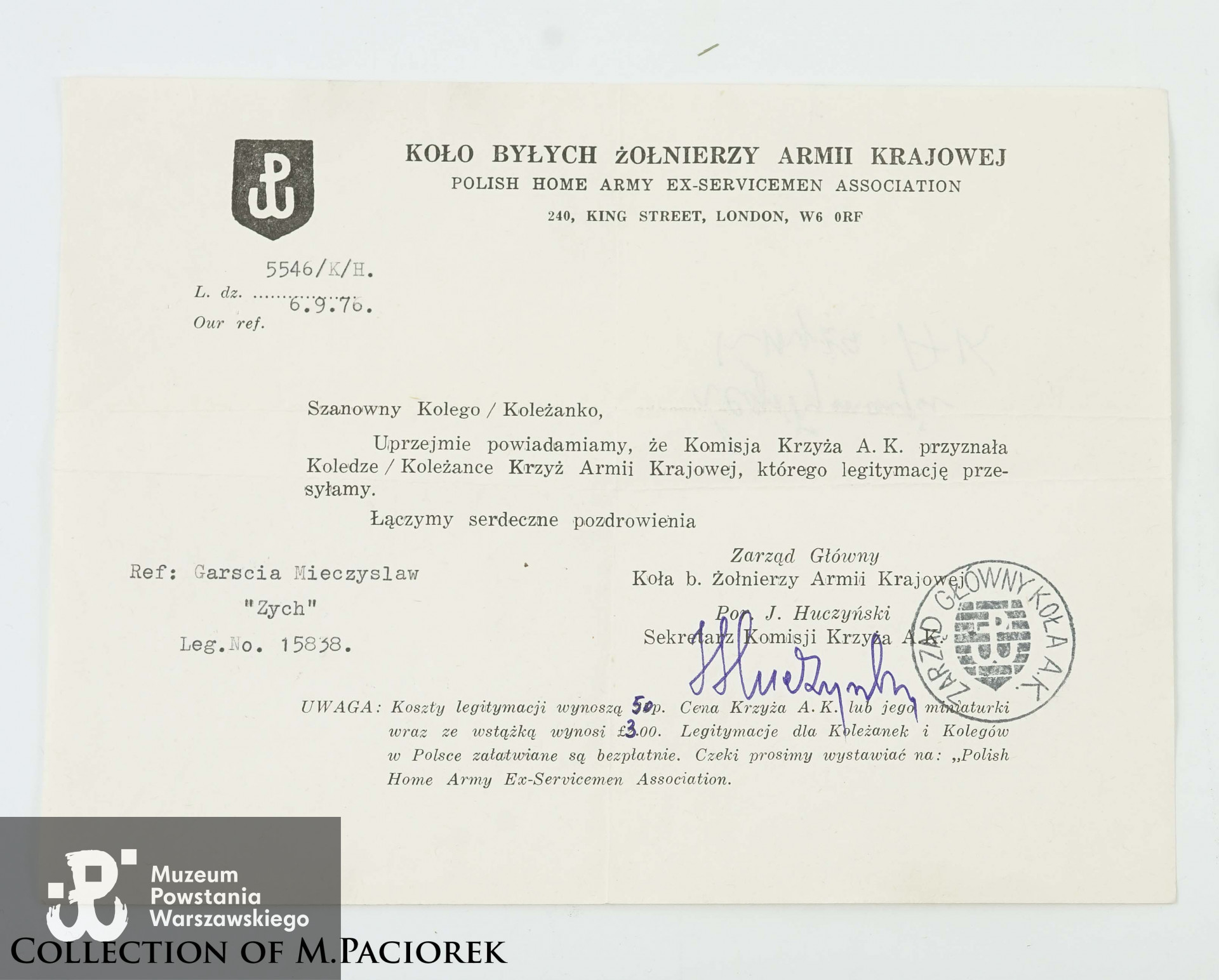 Źródło: kolekcja Mikołaja Paciorka, skan udostępnił M. Paciorek