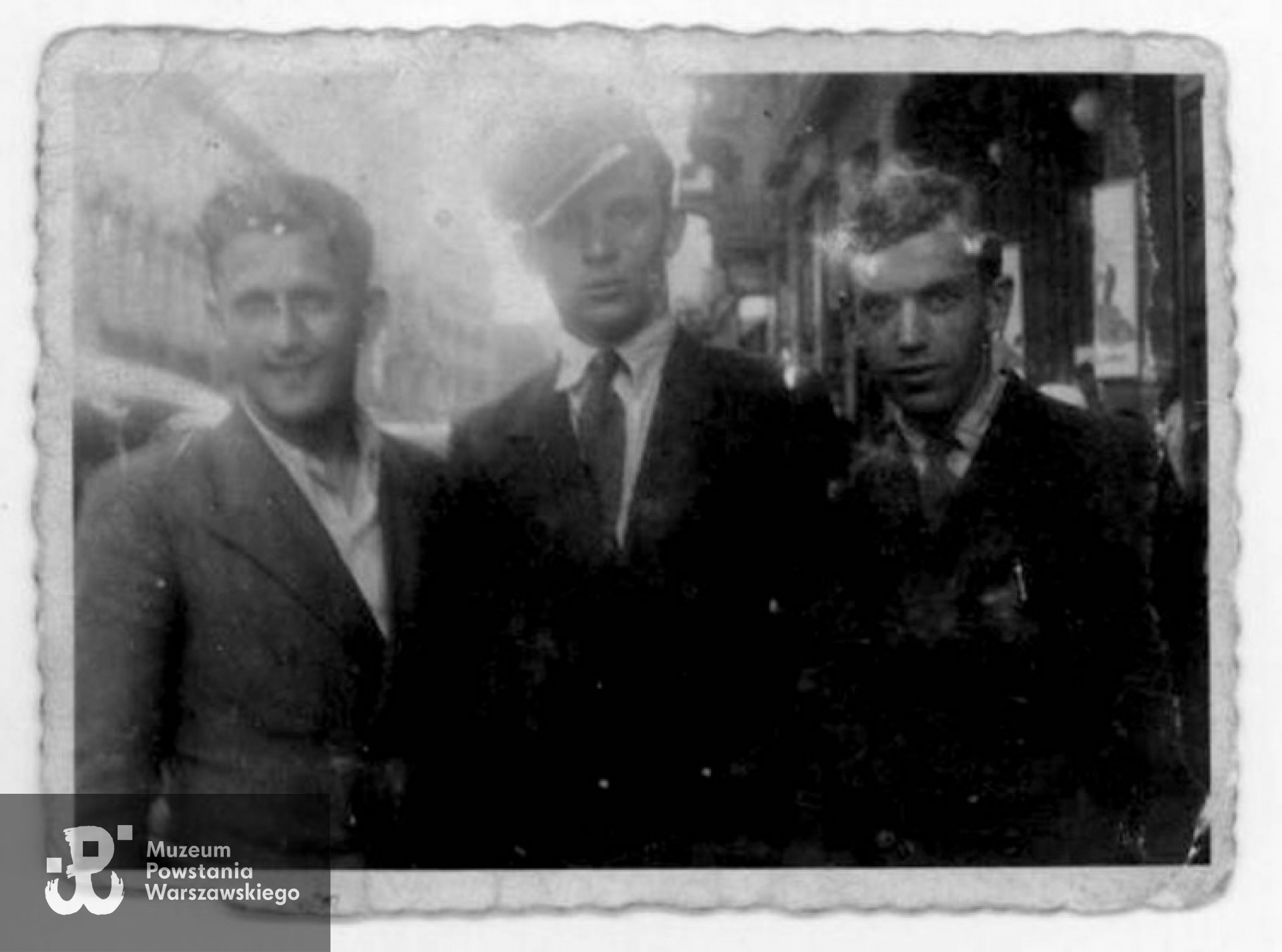 Warszawa. Tadeusz Życzyński pierwszy z prawej