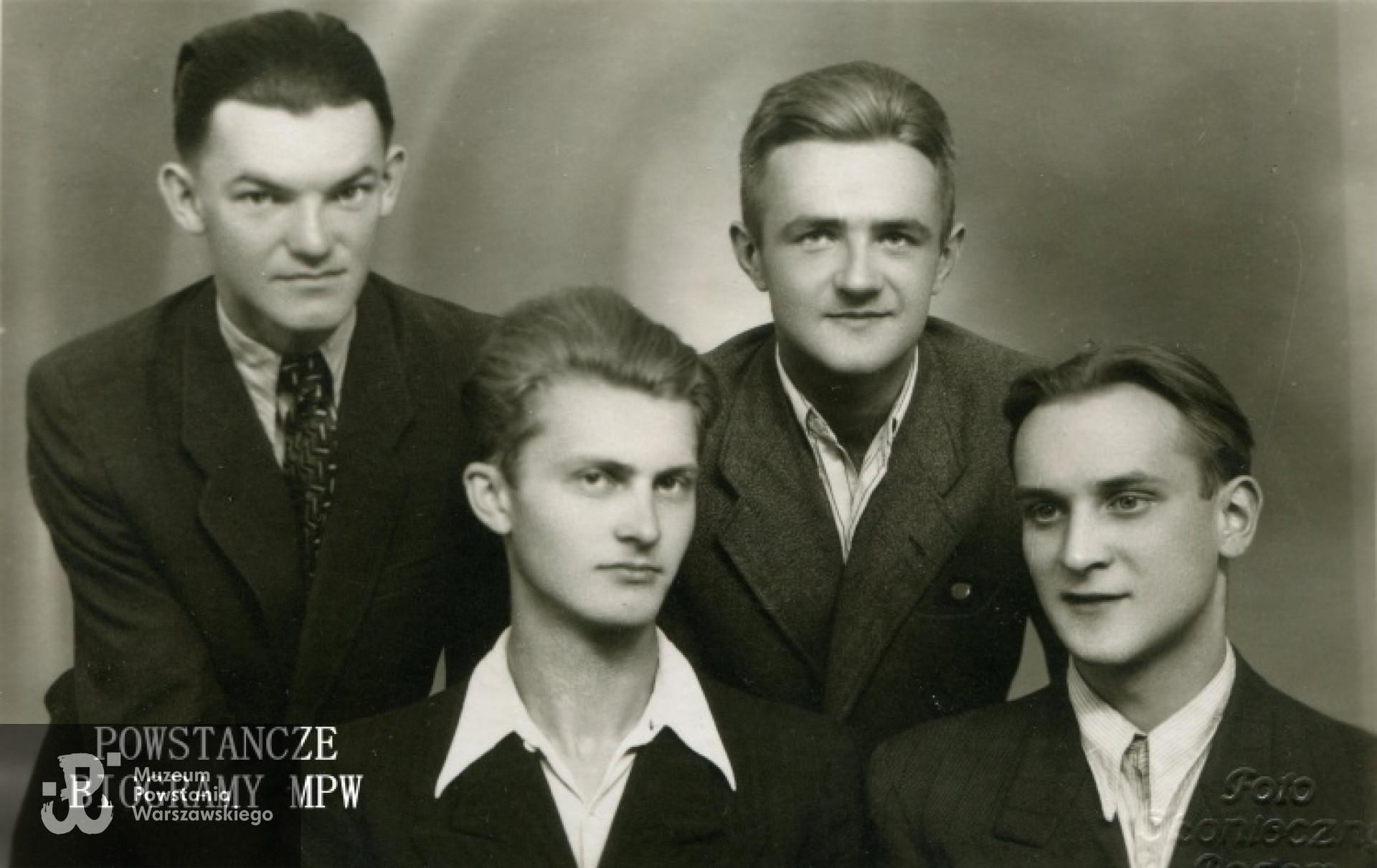 Jerzy Dobkowski "Jur" pierwszy z lewej. Fot. archiwum prywatne.