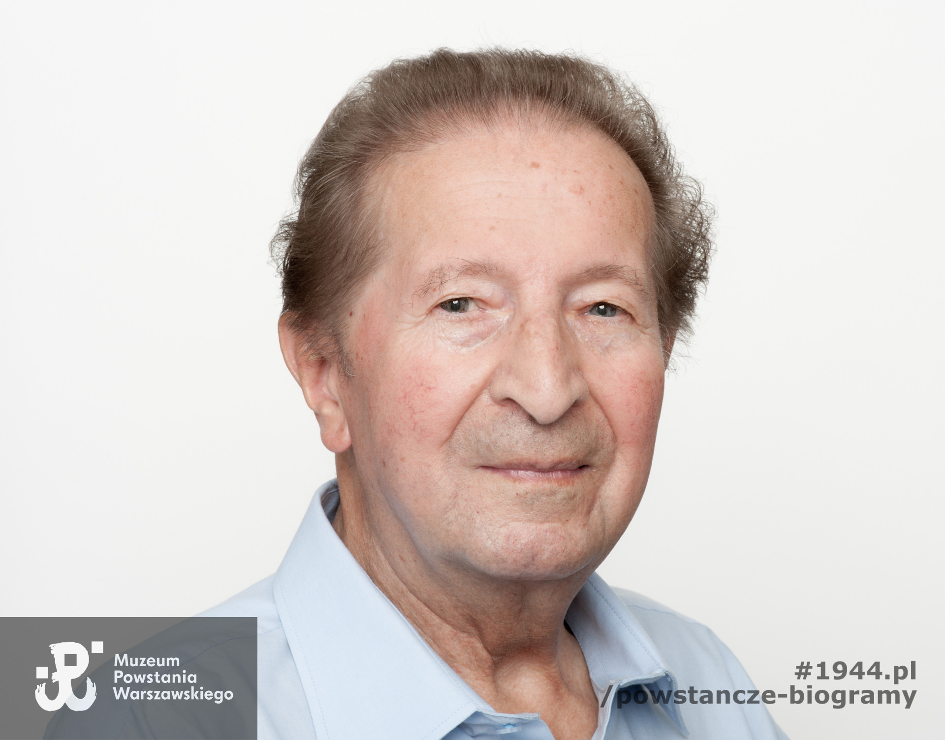 Zdjęcie z serii portretów Powstańców Warszawskich wykonanych w ramach projektu "1944/70/2014" realizowanego przez grupę WWPHOTO dla uczczenia 70. rocznicy wybuchu Powstania Warszawskiego. Muzeum Powstania Warszawskiego, 22.07-04.08 2013.