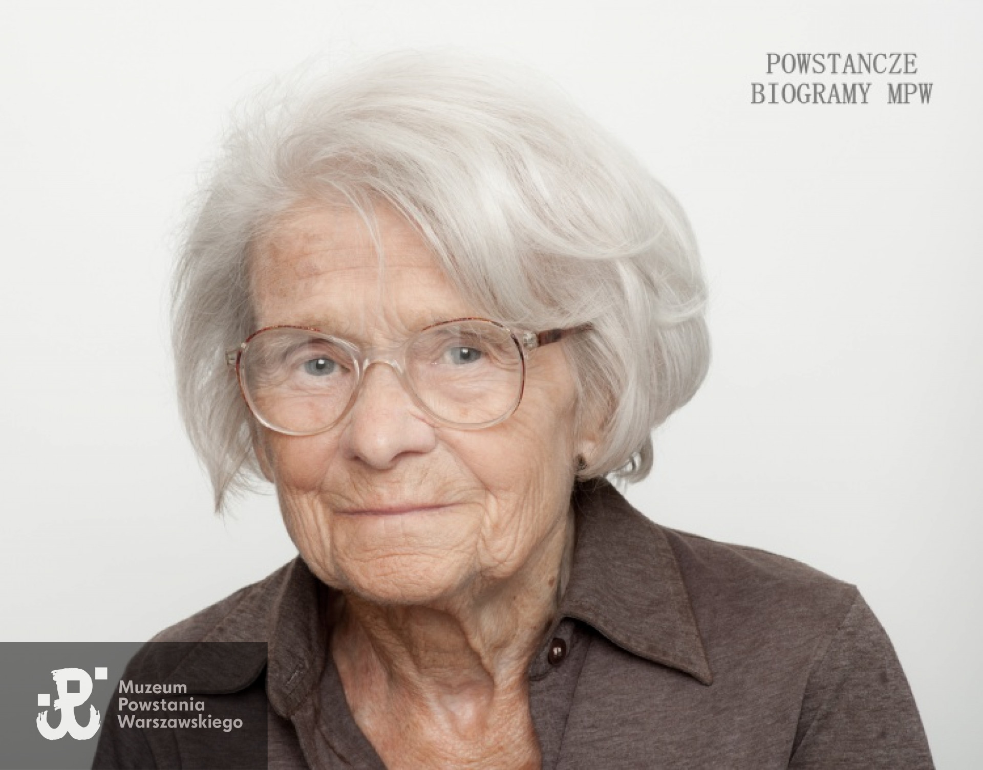 Róża Nowotna - Walcowa. Zdjęcie z serii portretów Powstańców Warszawskich w ramach projektu "1944/70/2014" realizowanego przez grupę WWPHOTO dla uczczenia 70 rocznicy wybuchu Powstania Warszawskiego. Muzeum Powstania Warszawskiego, 22.07-04.08 2013.