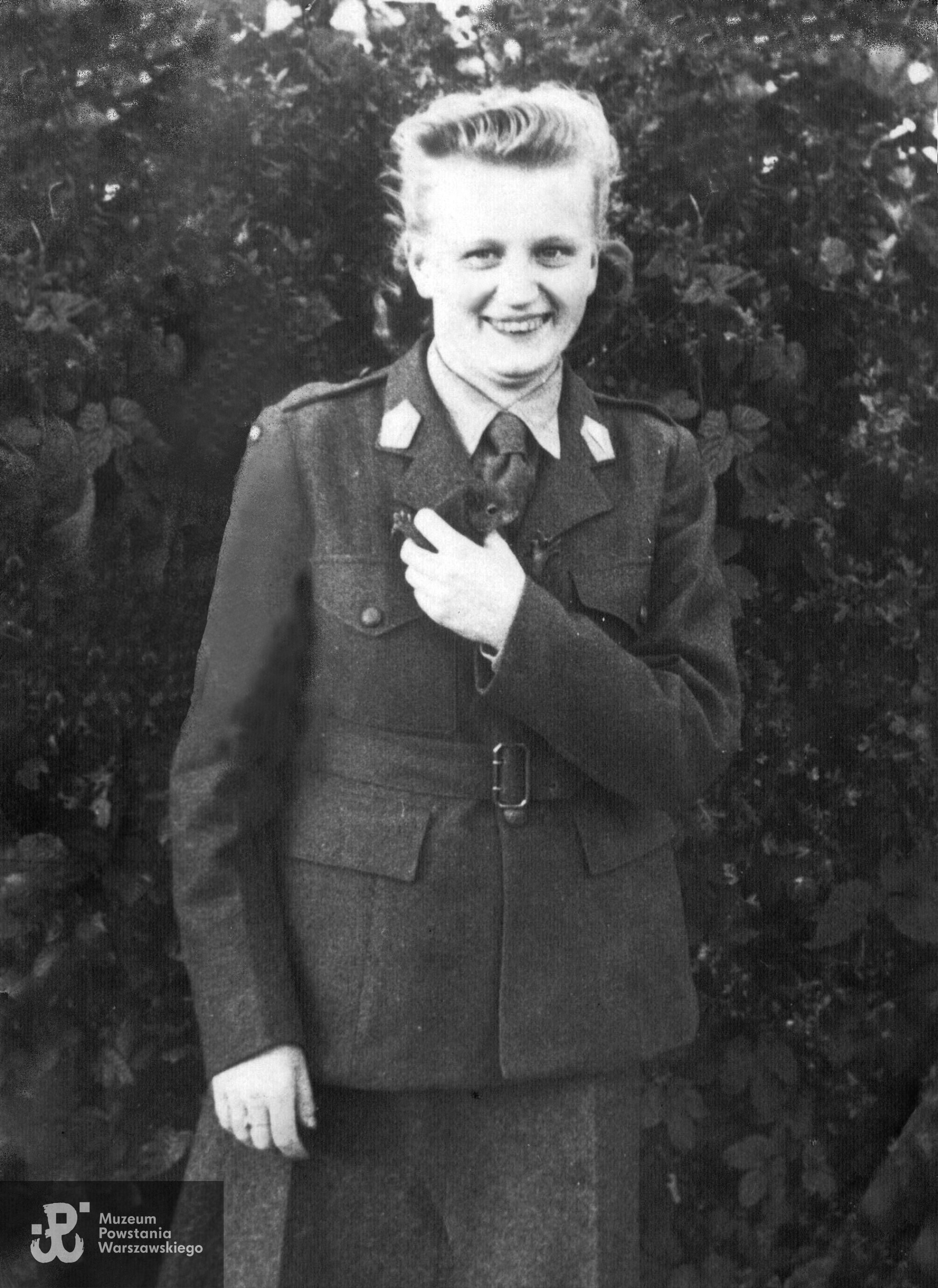 Zofia Janina Plaskota "Stasia",  fotografia  wykonana po wyzwoleniu z obozu jenieckiego, lata 1945-1946. Fot. ze zbiorów rodzinnych