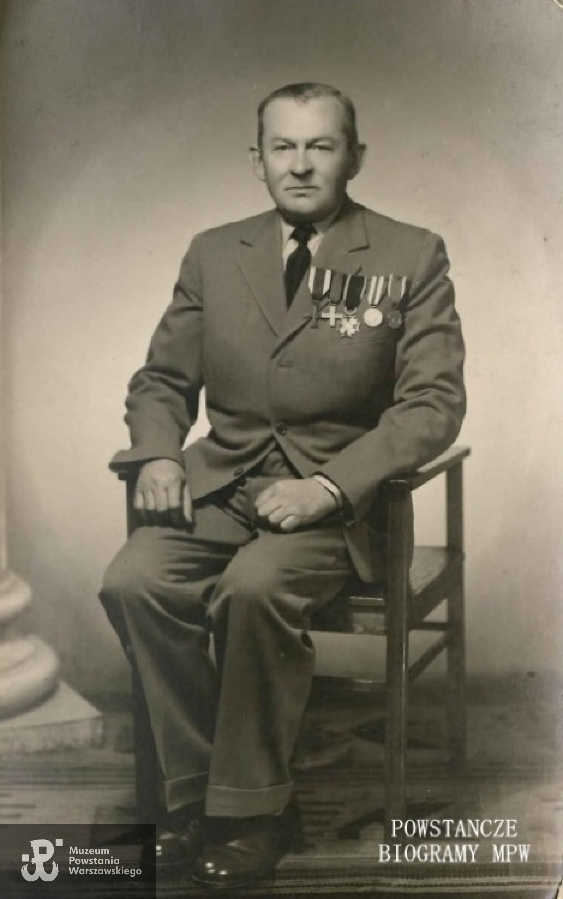 Stanisław Mijas "Pingwin" (1898-1966). Na zdjęciu w latach 60-tych XX w. Fot. z archiwum rodzinnego Roberta Mijasa.