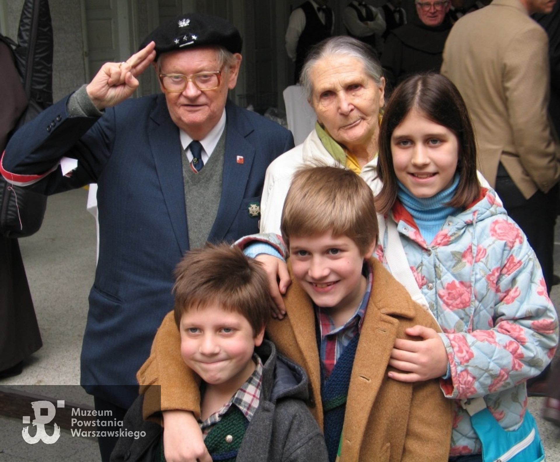 Stanisław Ciupalski podczas obchodów 60 rocznicy wybuchu Powstania Warszawskiego w Buenos Aires