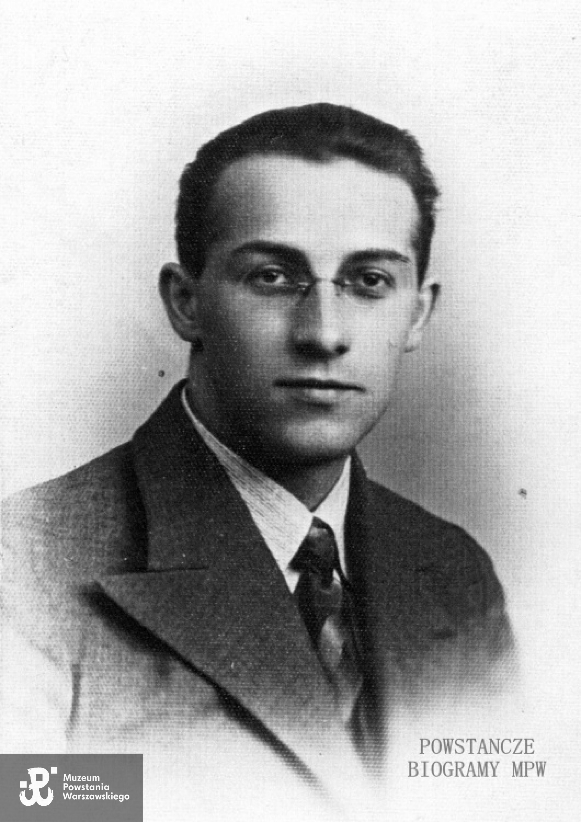 ppor. Tadeusz Pastwa ps. "Adolf" (1909-1944). Fot. AR MPW