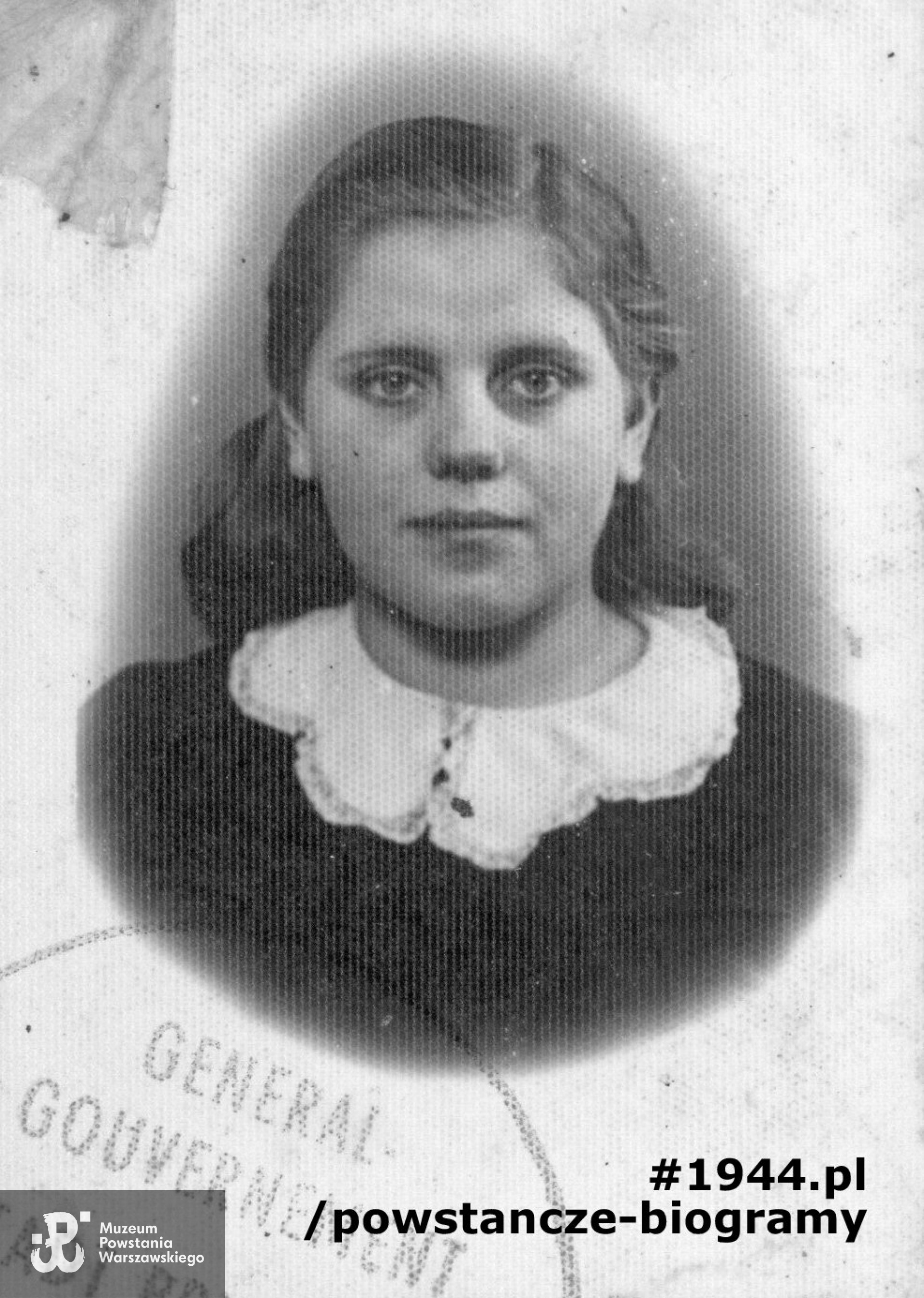 Plut. Barbara Szczepańska - Eustachiewicz "Gwiazda". Ze zbiorów Muzeum Powstania Warszawskiego, sygn. P/4362