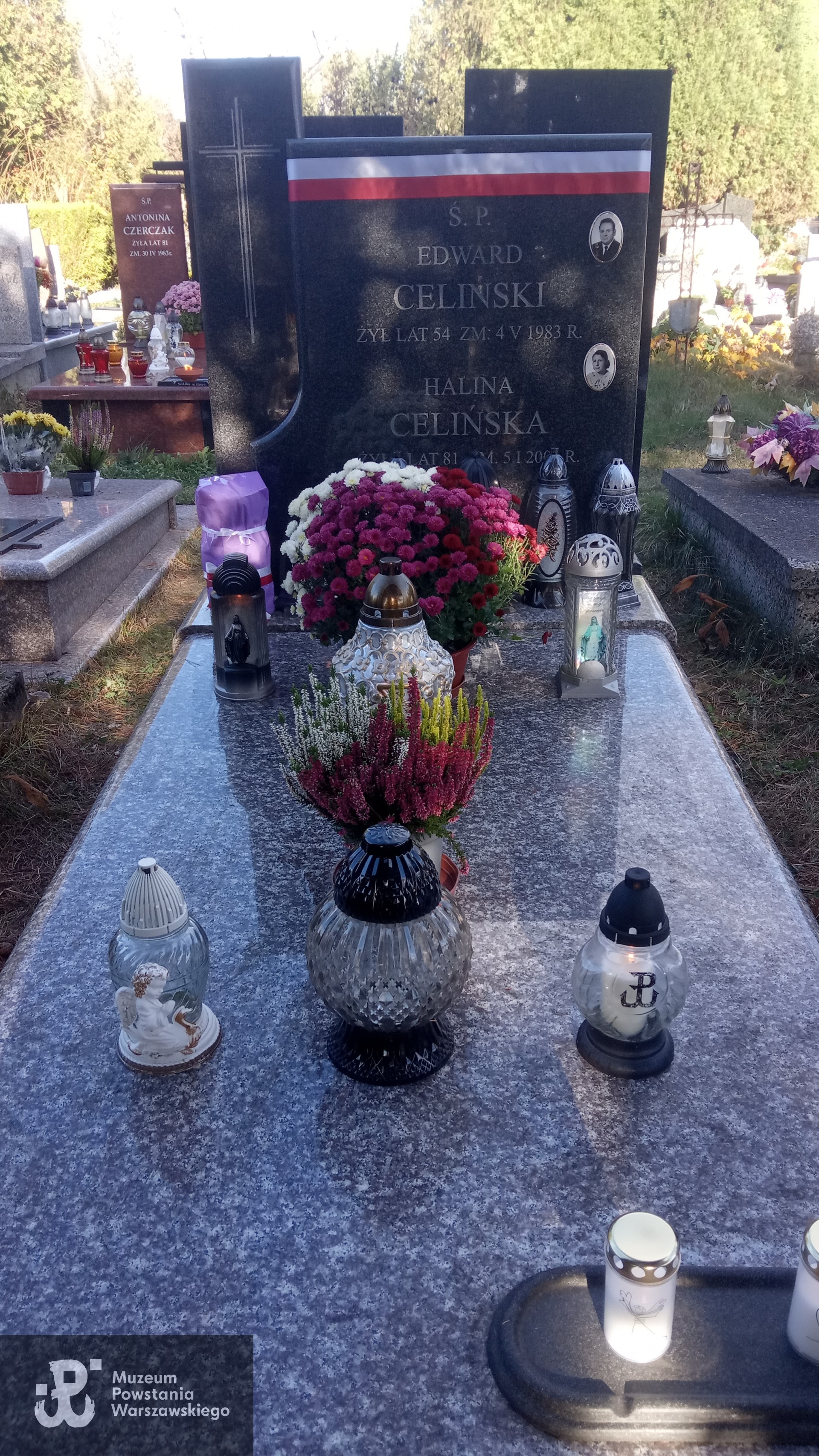 Warszawa, Cmentarz Komunalny  Północny (Wólka Węglowa),  kwatera W-V-12 Rząd 10 grób 6. Fot. udostępniła p. Małgorzata Tarnowska
