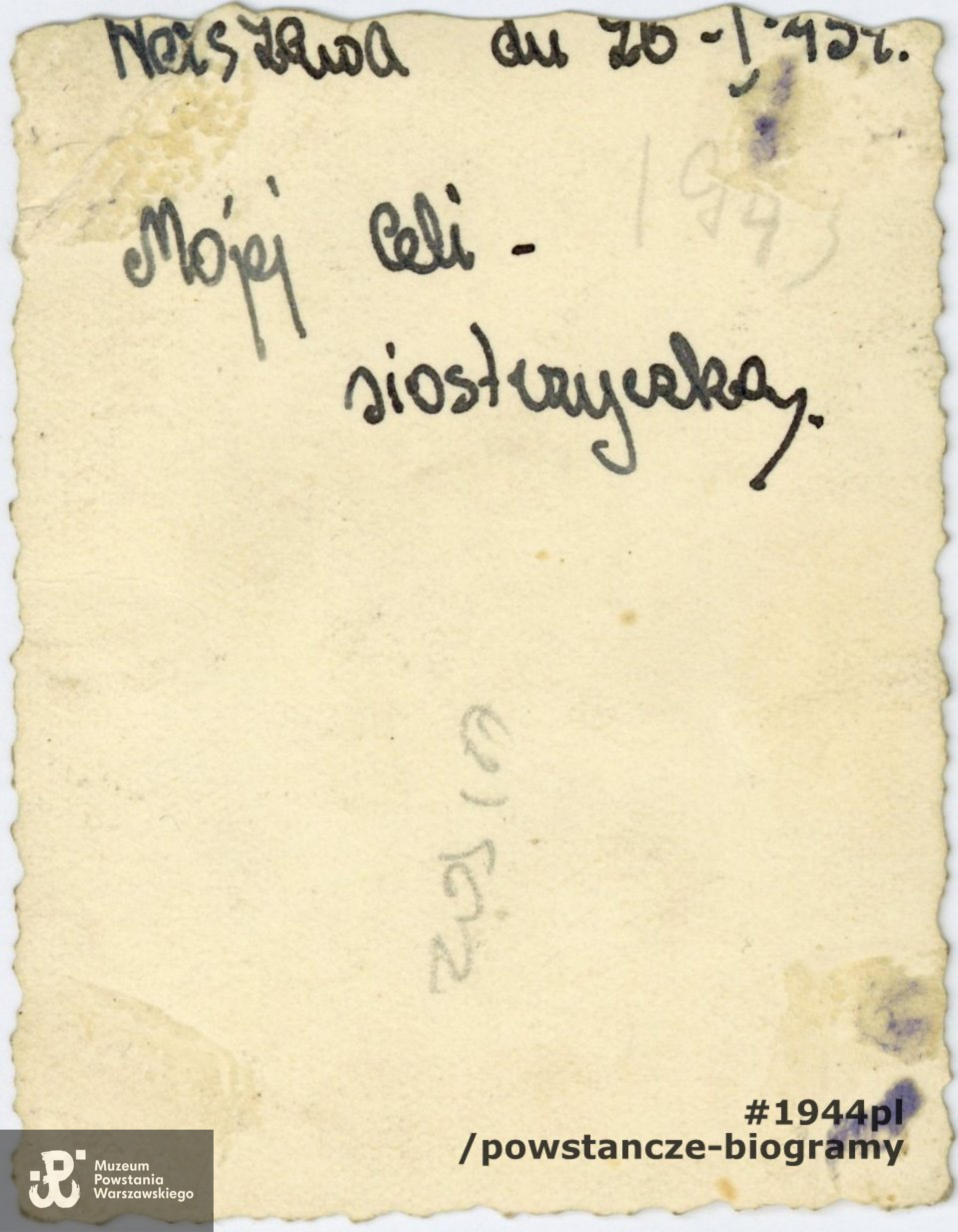 Fot. z archiwum rodzinnego p. Zofii Kruszewskiej z domu Pastuszko