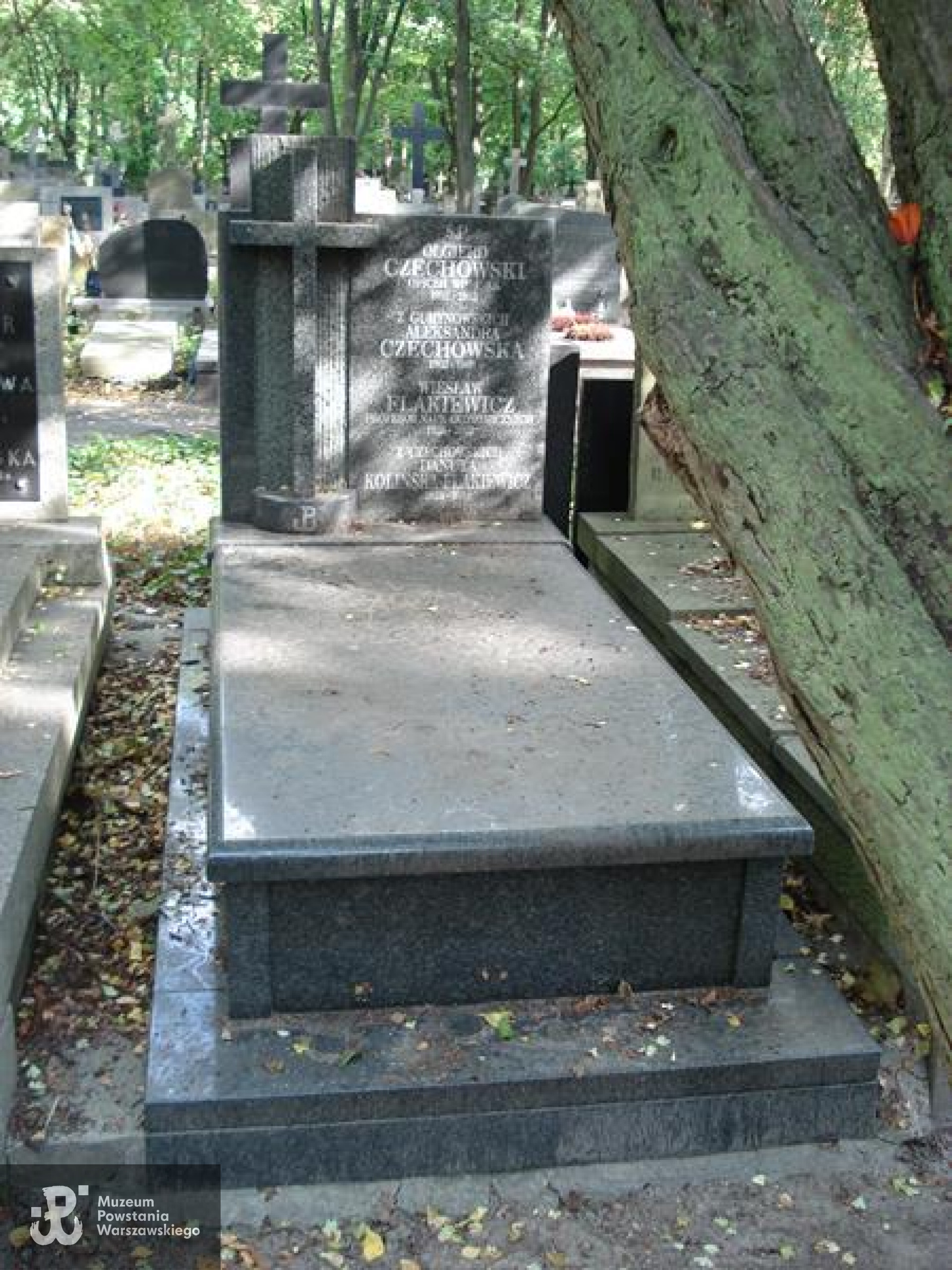 Fot. Warszawskie Zabytkowe Pomniki Nagrobne:  serwis mapowy m. st. Warszawy: <i>cmentarze.um.warszawa.pl</i>