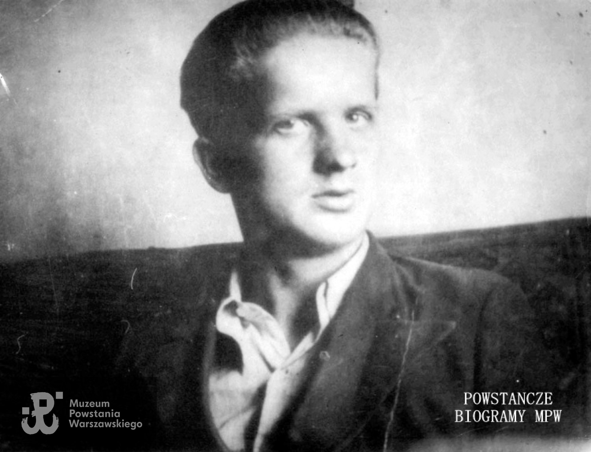 Kpr. Ryszard Stankiewicz "Puchacz" (1927-1944) Fot. archiwum rodzinne