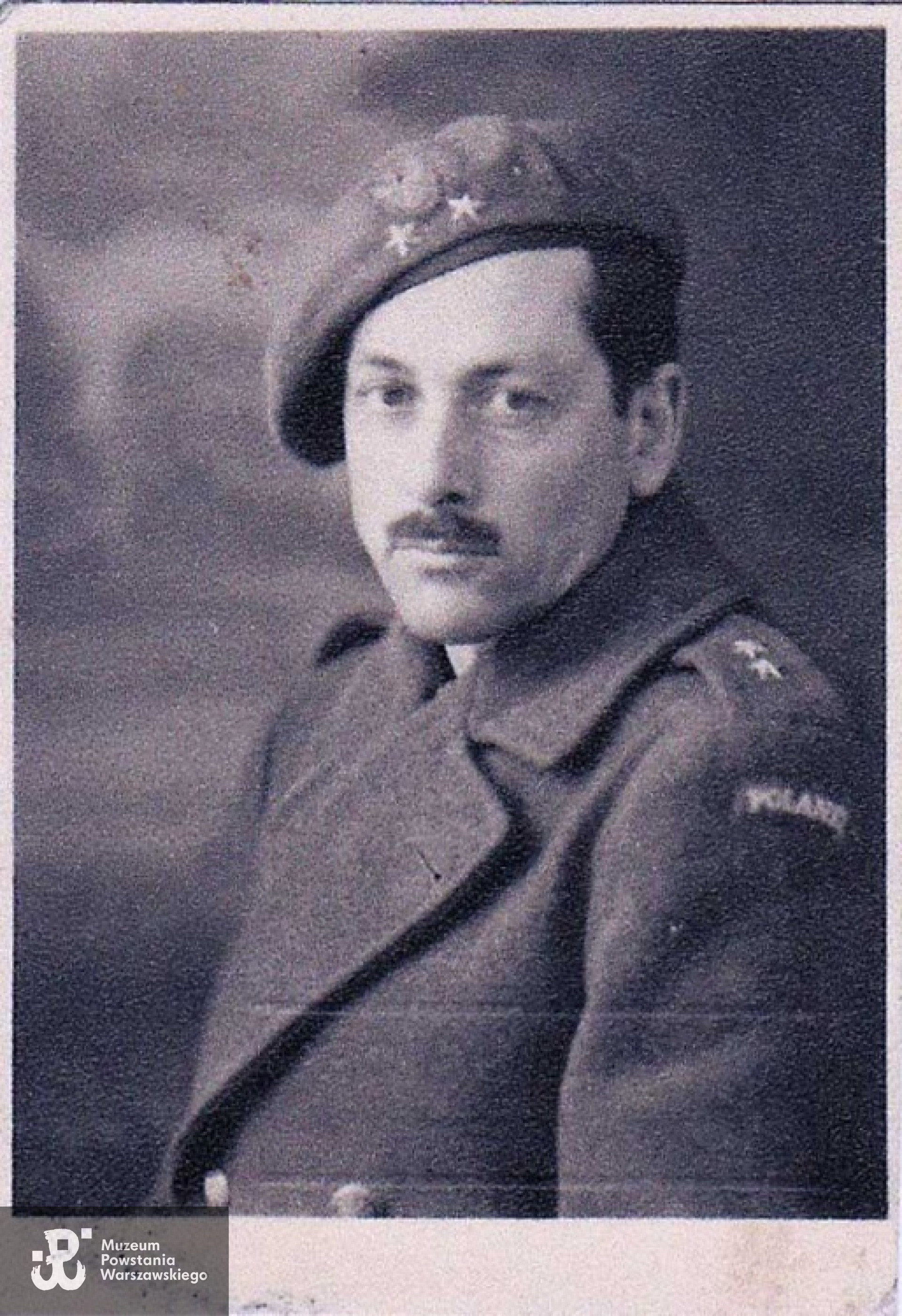 por. Lisowski w mundurze Polskich Sił Zbrojnych na Zachodzie - rok 1946