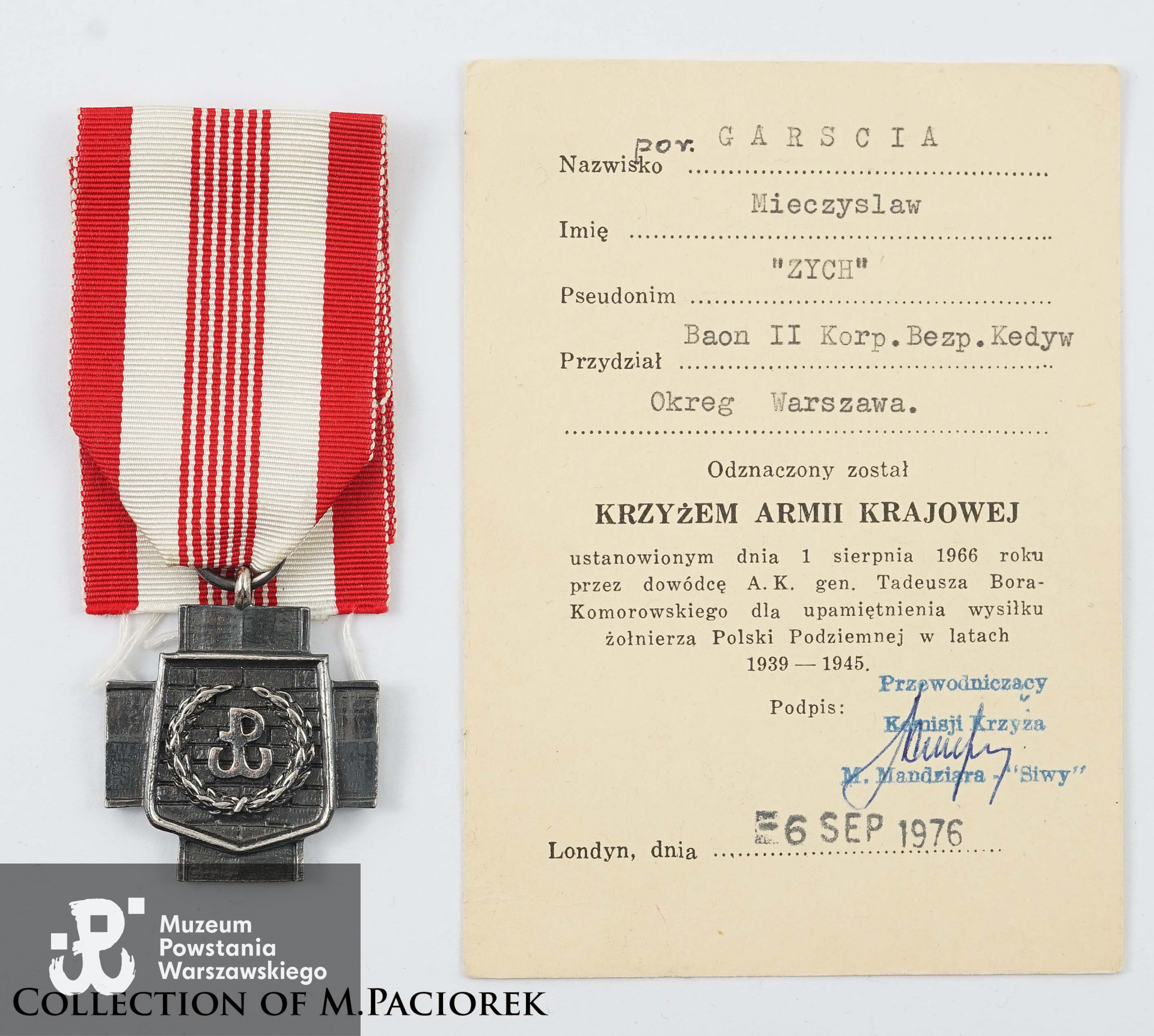 Źródło: kolekcja Mikołaja Paciorka, skan udostępnił M. Paciorek