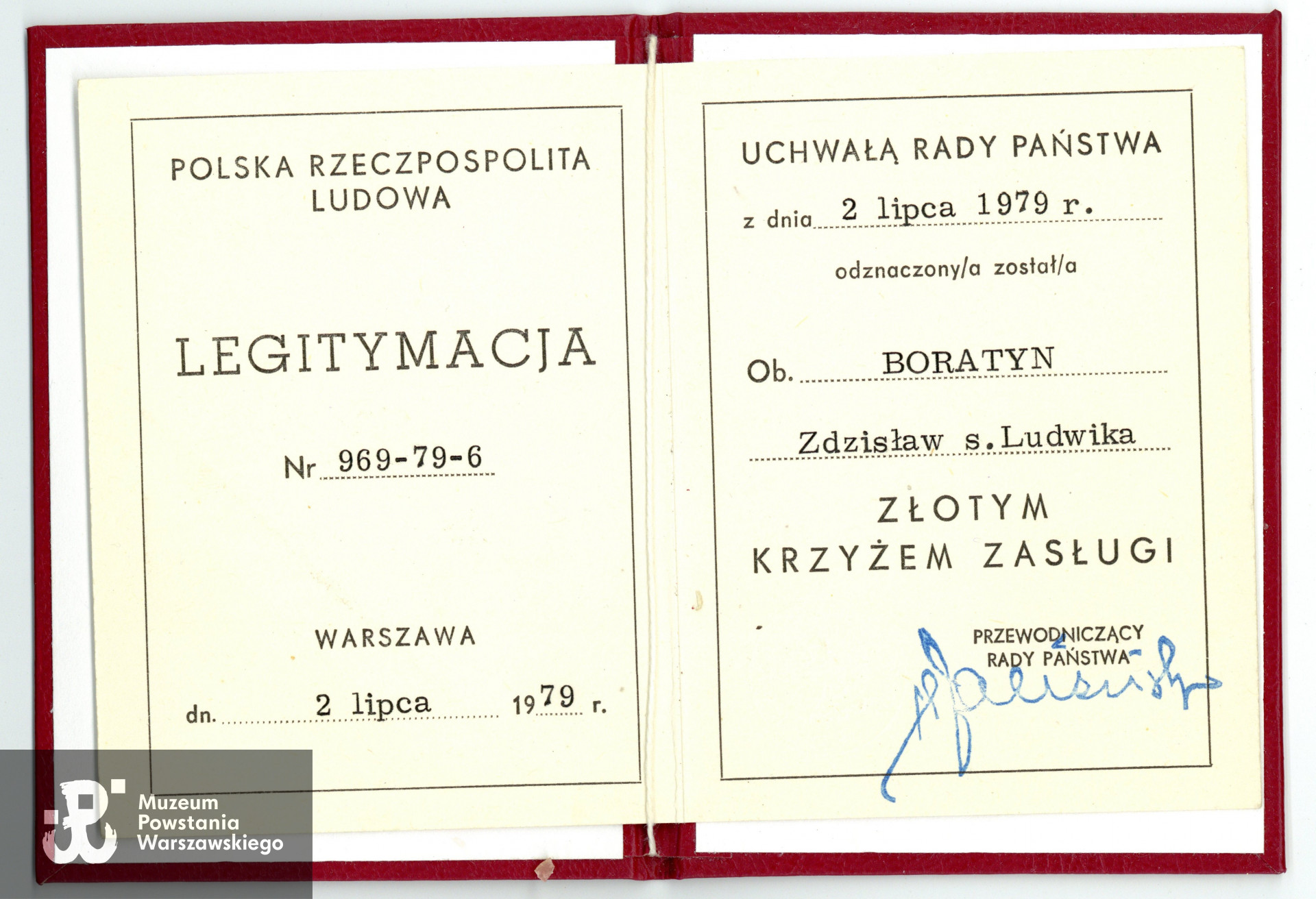 Ze zbiorów rodzinnych córki, p. Krystyny Boratyn