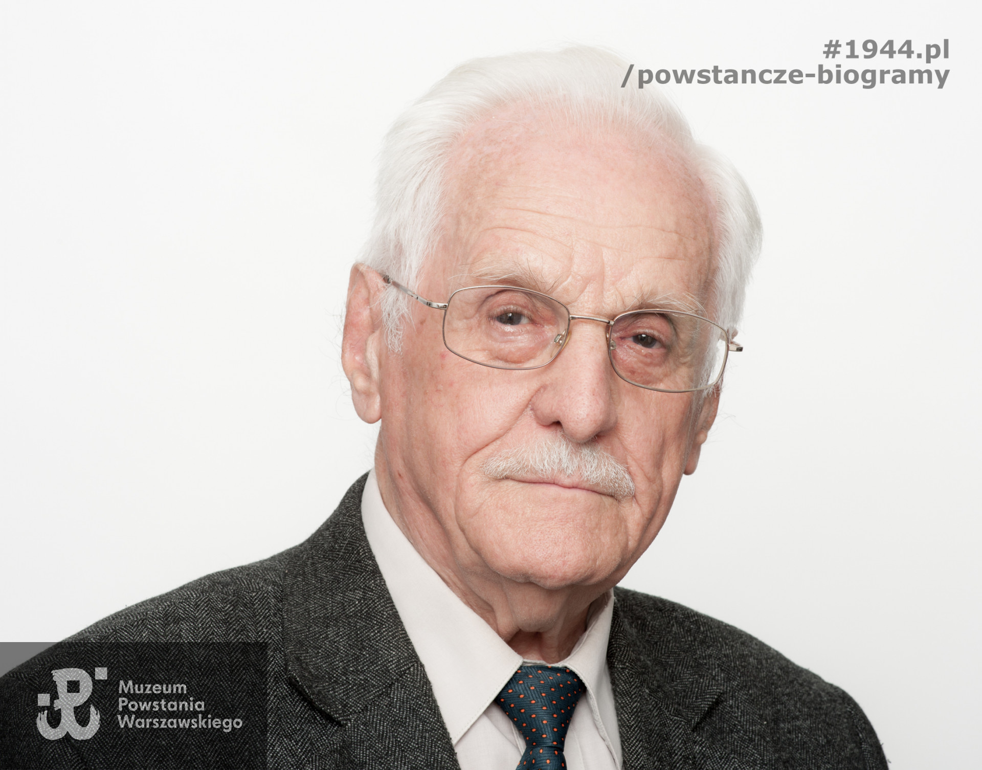 Stanisław Leon Luft „Lech”. Zdjęcie z serii portretów Powstańców Warszawskich wykonanych w ramach projektu "1944/70/2014" realizowanego przez grupę WWPHOTO dla uczczenia 70. rocznicy wybuchu Powstania Warszawskiego. Muzeum Powstania Warszawskiego, 22.07-04.08 2013.