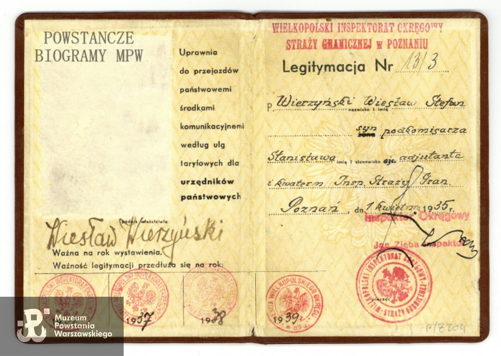 Ze zbiorów Muzeum Powstania Warszawskiego, sygn. P/8204, dar Andrzeja Wierzyńskiego.