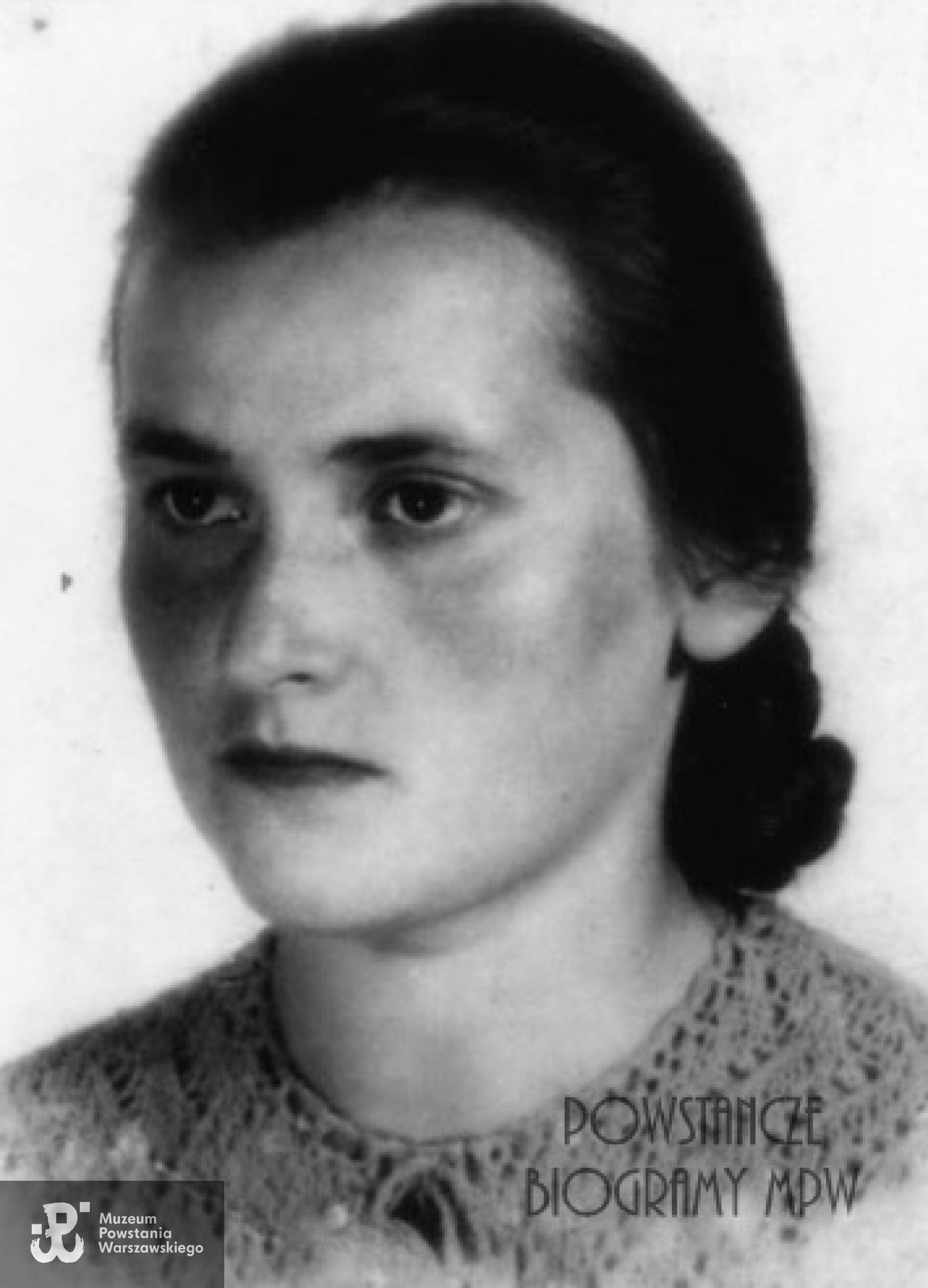 Irena Karczmarczyk ps. "Małgosia" (1923-1944). Fot. AR MPW