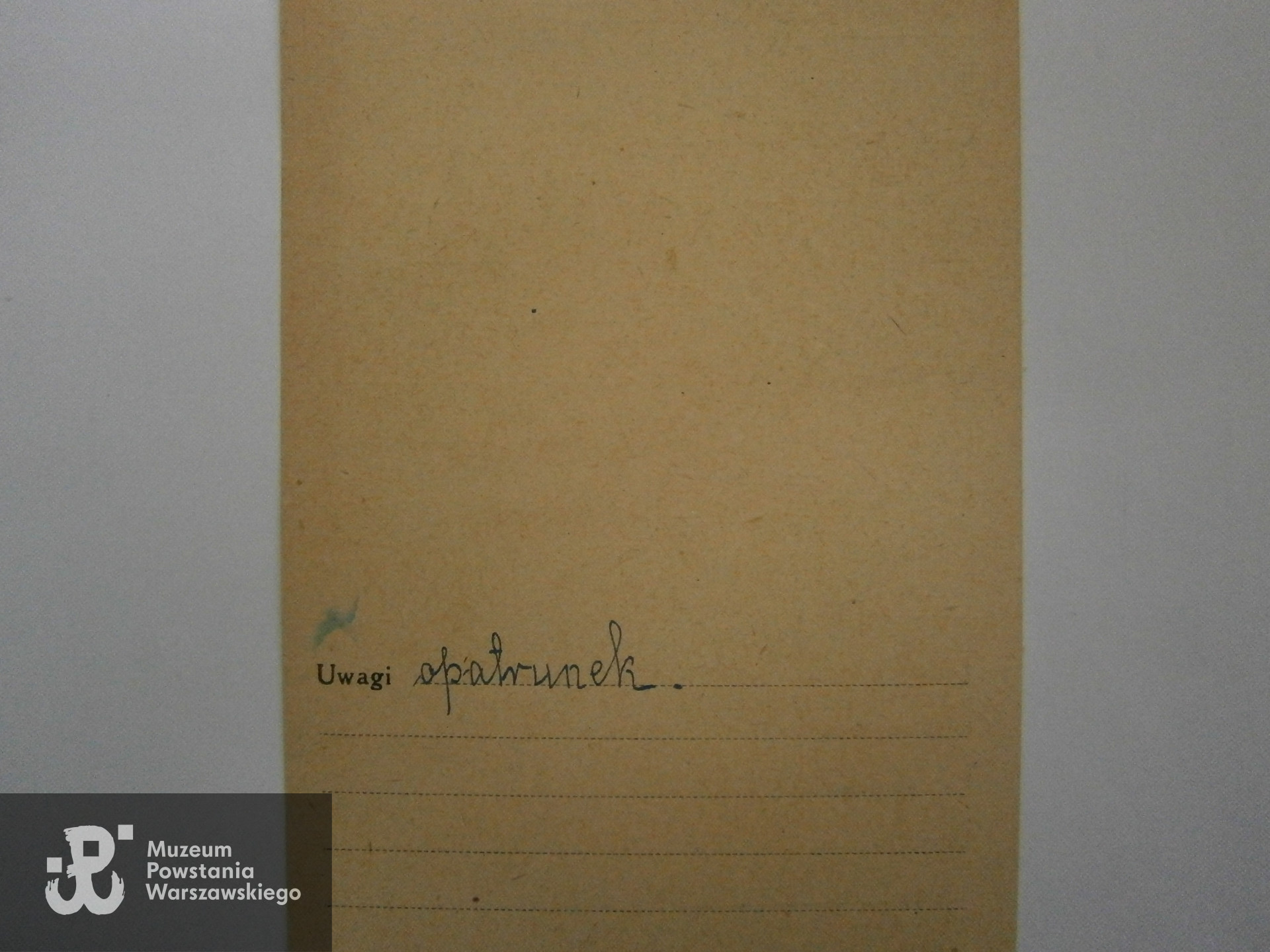 Polski Czerwony Krzyż - kartoteka