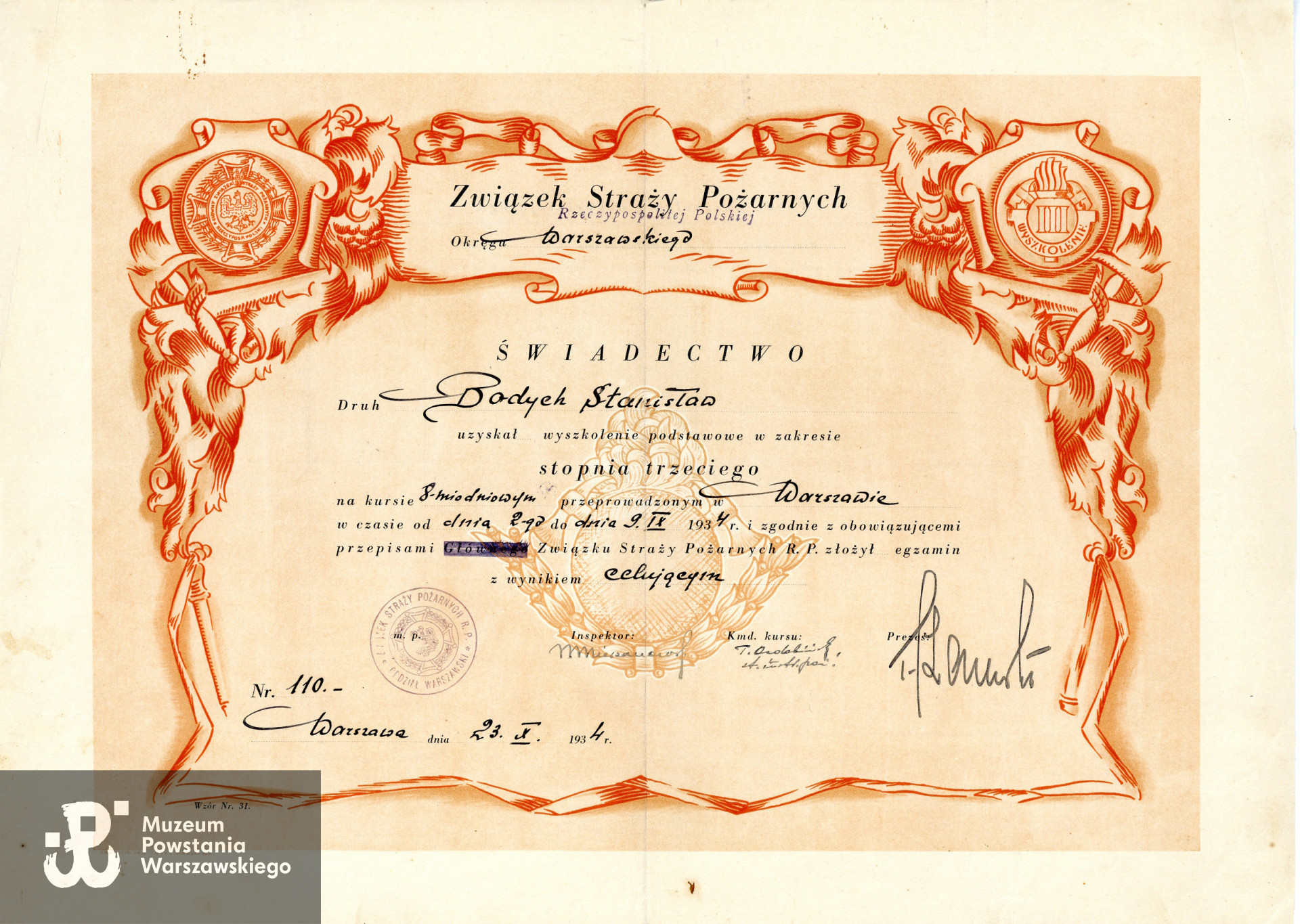 Ze zbiorów rodzinnych, udostępnił p. Tomasz Bodych, wnuk Powstańca