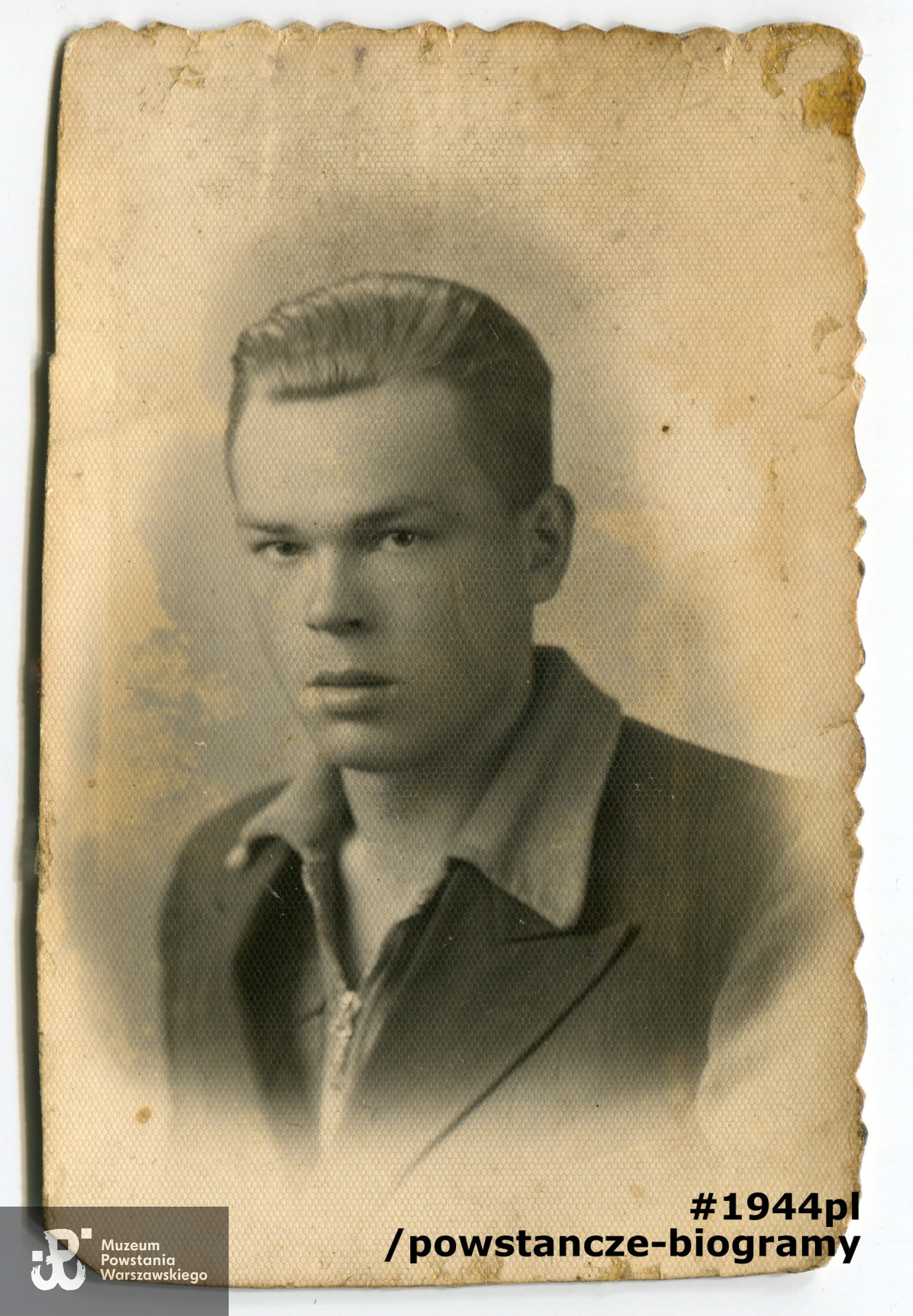 Antoni Starzyński "Krępy" (1923-1944). Fot. z archiwum rodzinnego p. Iwony Powierzy