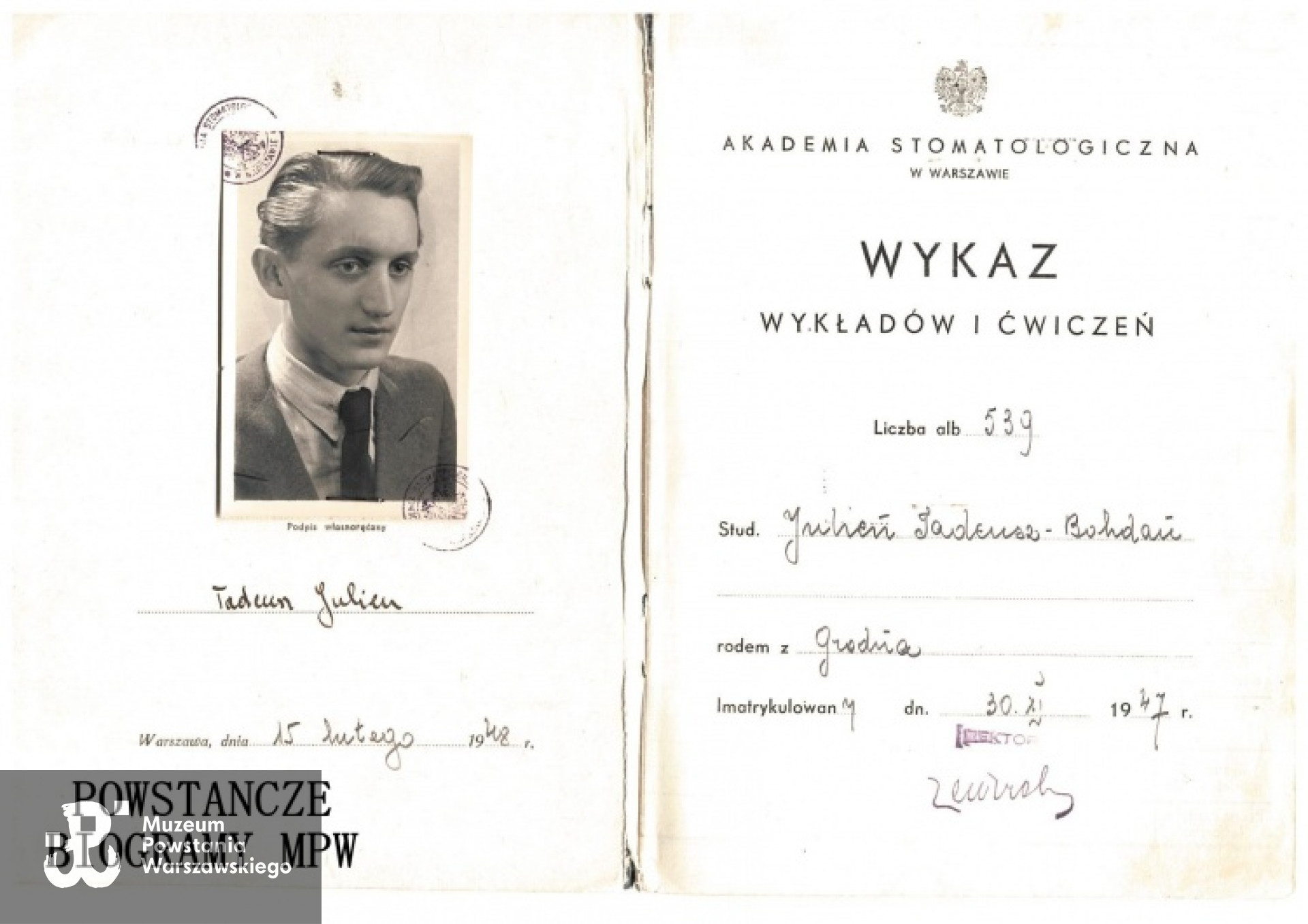 Fot. z archiwum rodzinnego Tadeusza de Juliena