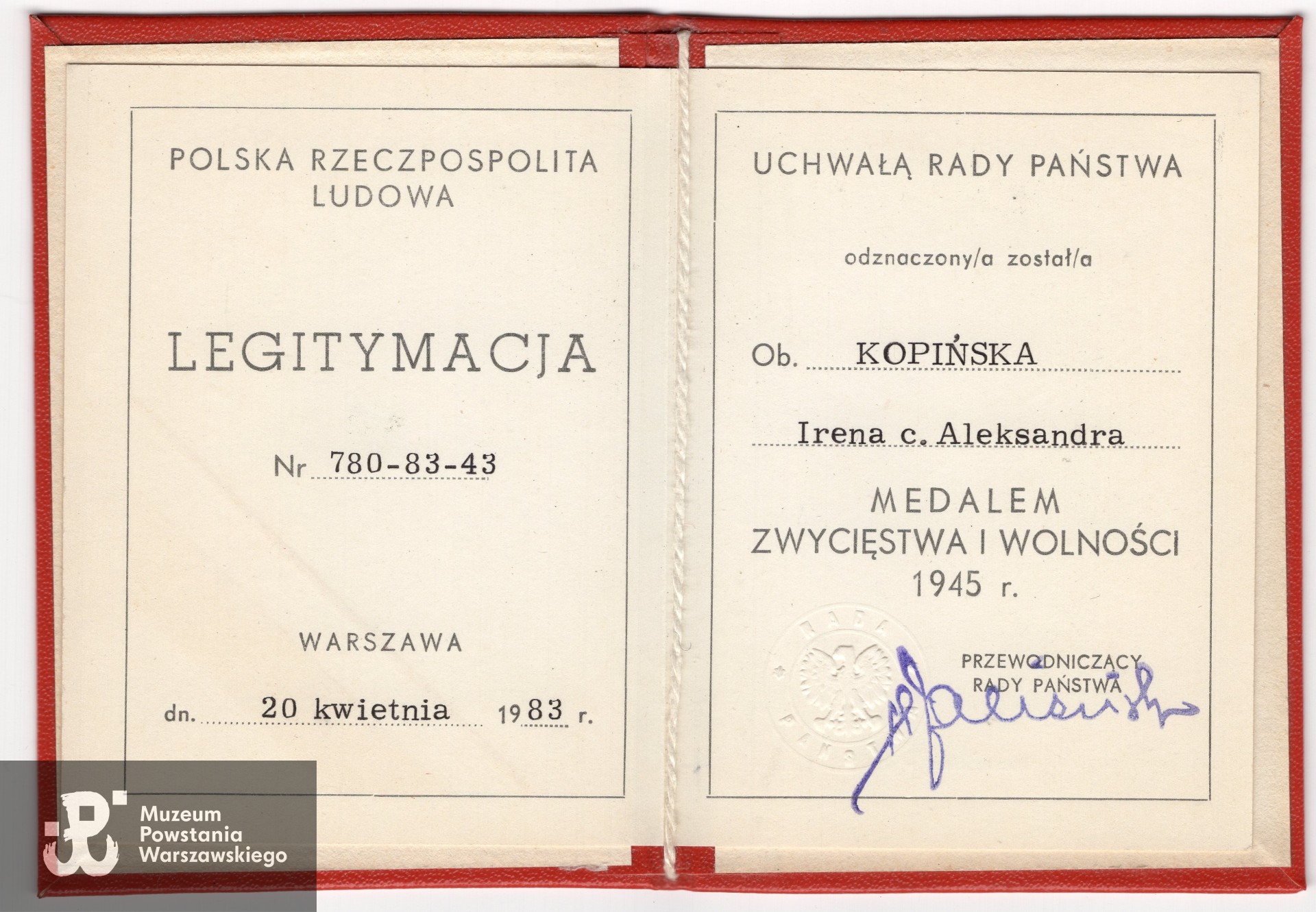 Ze zbiorów rodzinnych p. Bożeny Teresy Sroczyńskiej