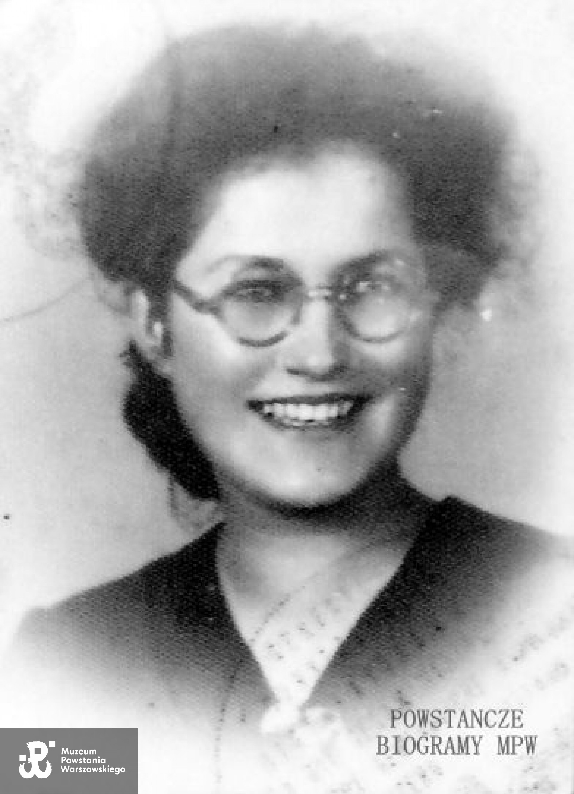Zofia Burzycka "Maryla" (1926-2004). Fot. z archiwum Antoniego  Dmochowskiego