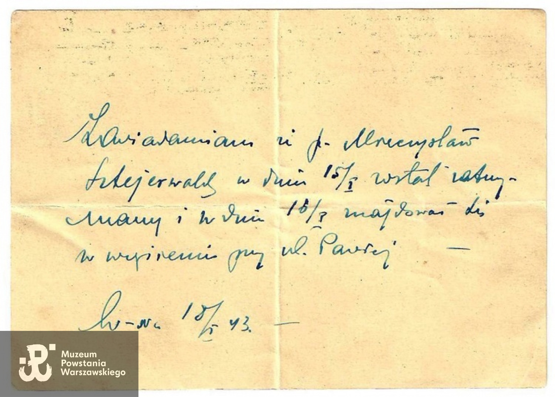 Powiadomienie o zatrzymaniu w łapance ulicznej