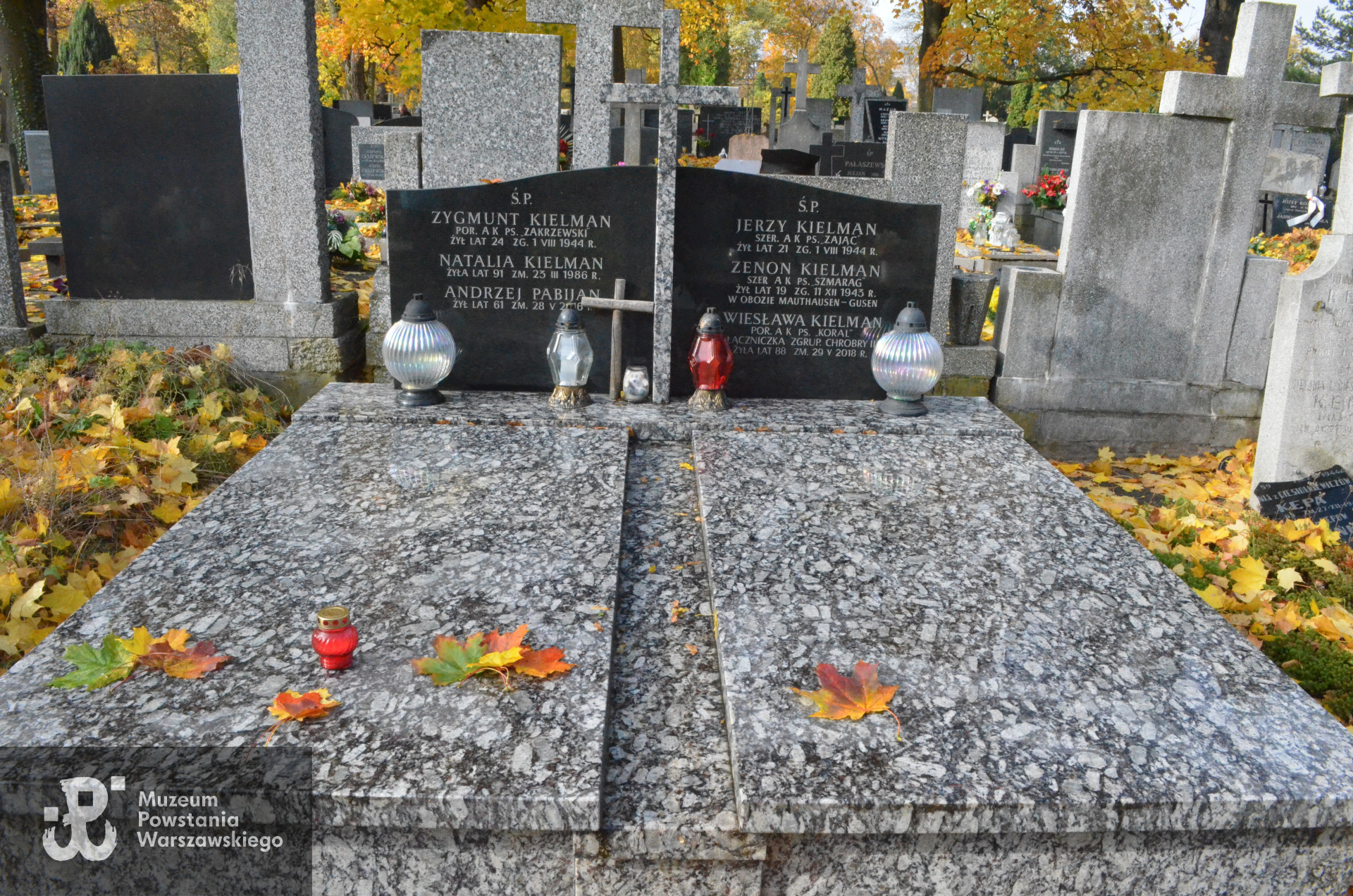 Cmentarz Bródnowski w Warszawie, kwatera 36B, rząd 5, grób 19. Fot. z zasobu Działu Historycznego MPW - projekt "Baza Grobów Powstańczych".