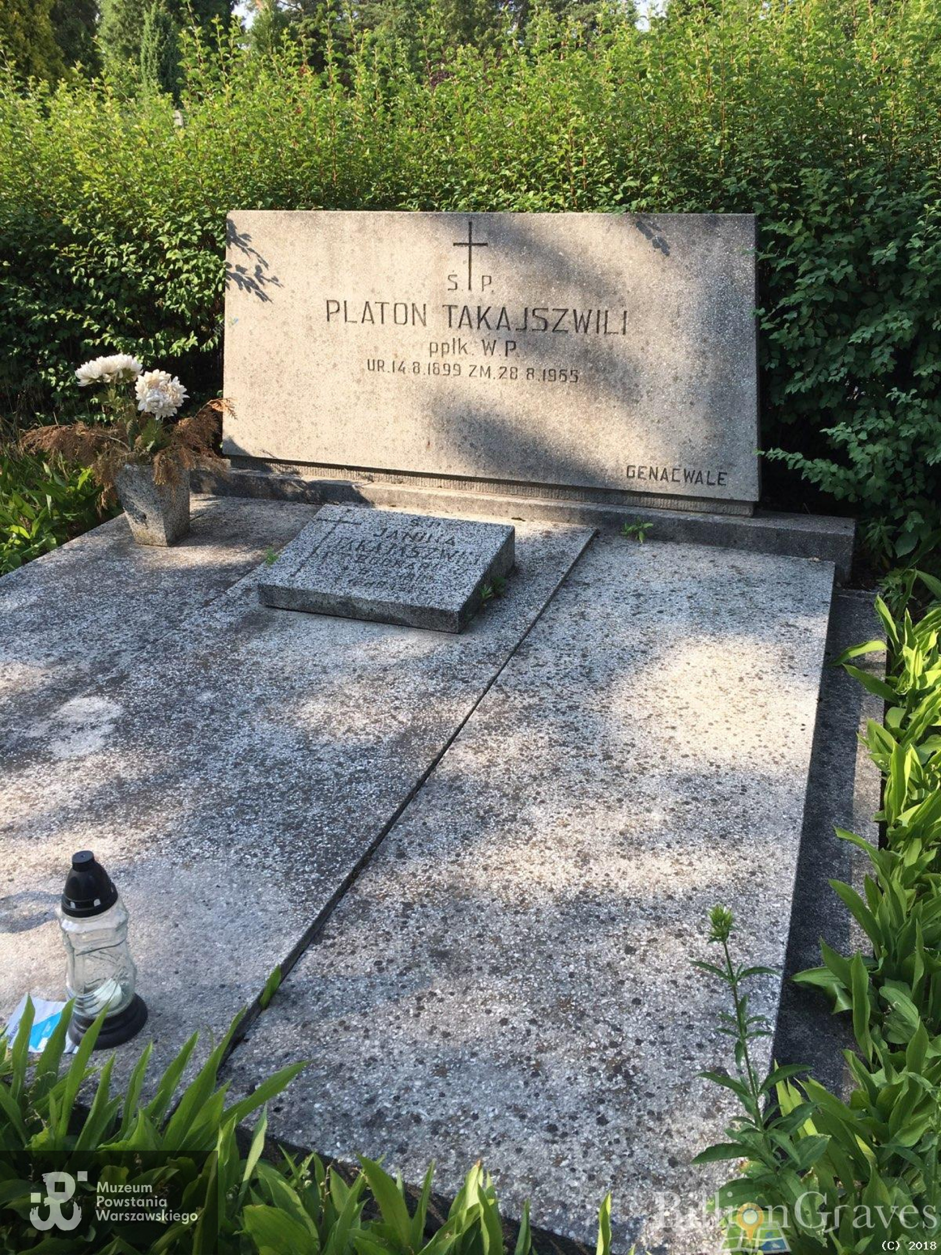 Fot. billiongraves.pl/grave/Platon-Takajszwili