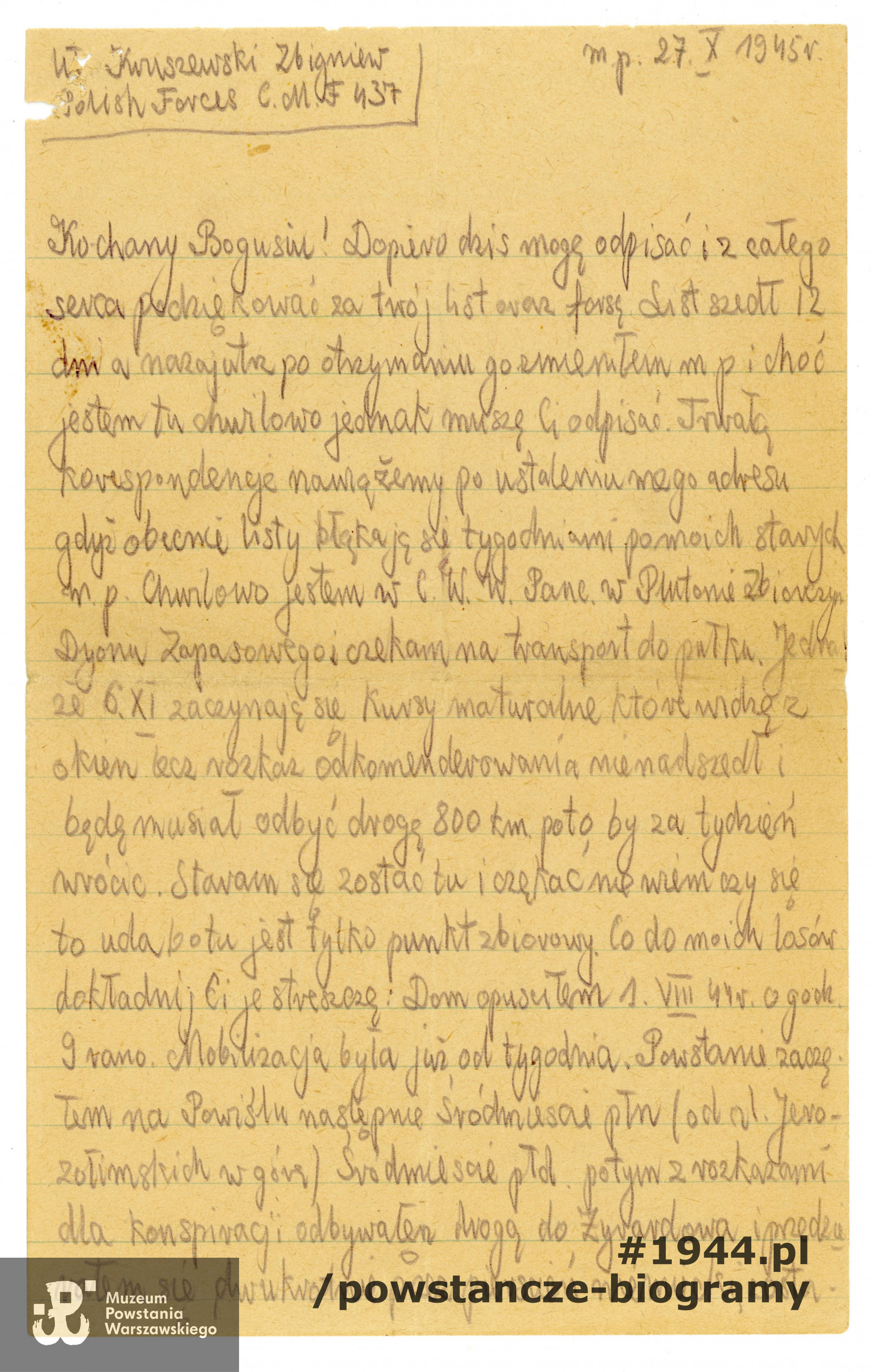 Ze zbiorów Muzeum Powstania Warszawskiego, sygn. P/6768