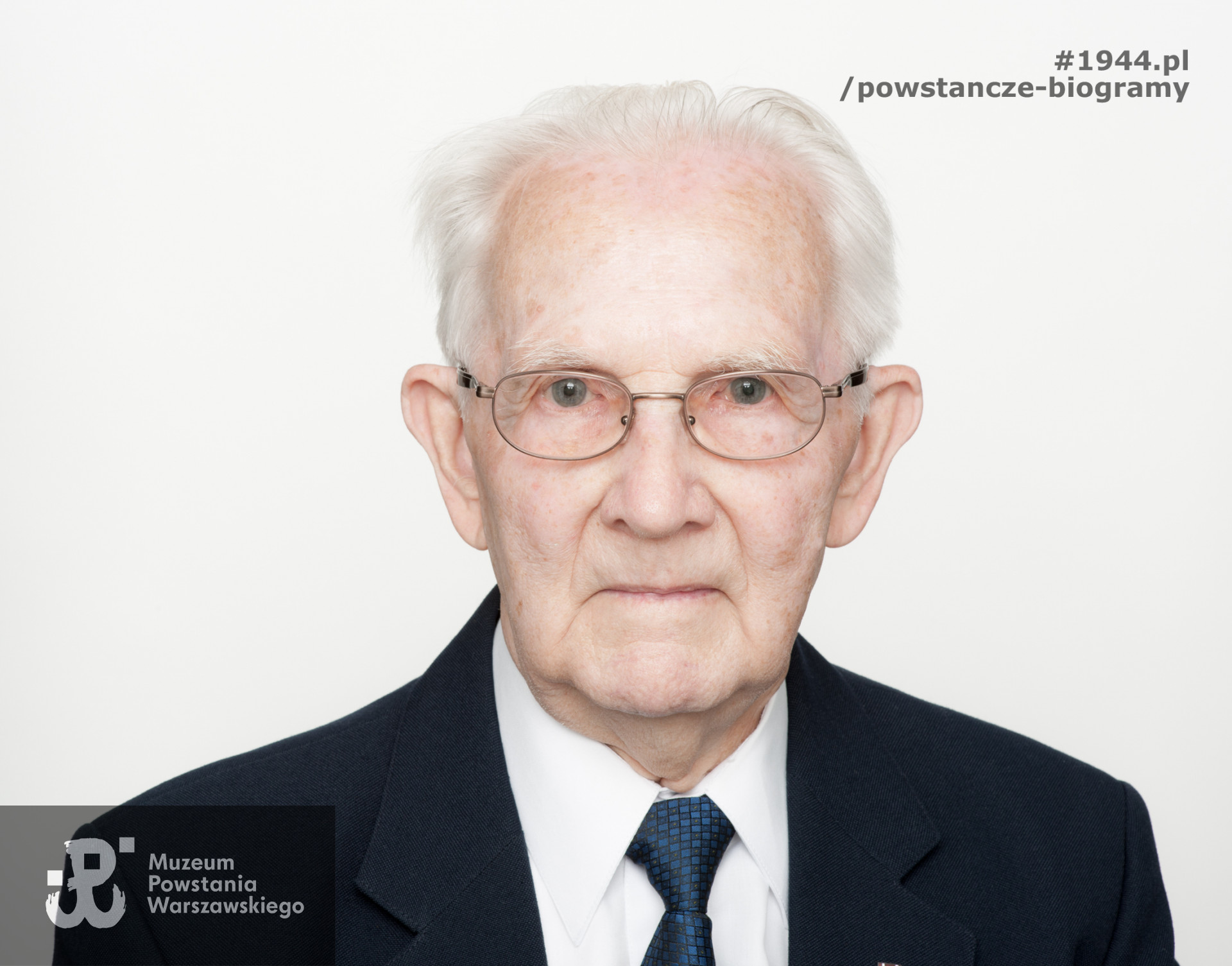 Zdjęcie z serii portretów Powstańców Warszawskich wykonanych w ramach projektu "1944/70/2014" realizowanego przez grupę WWPHOTO dla uczczenia 70. rocznicy wybuchu Powstania Warszawskiego. Muzeum Powstania Warszawskiego, 22.07-04.08 2013.