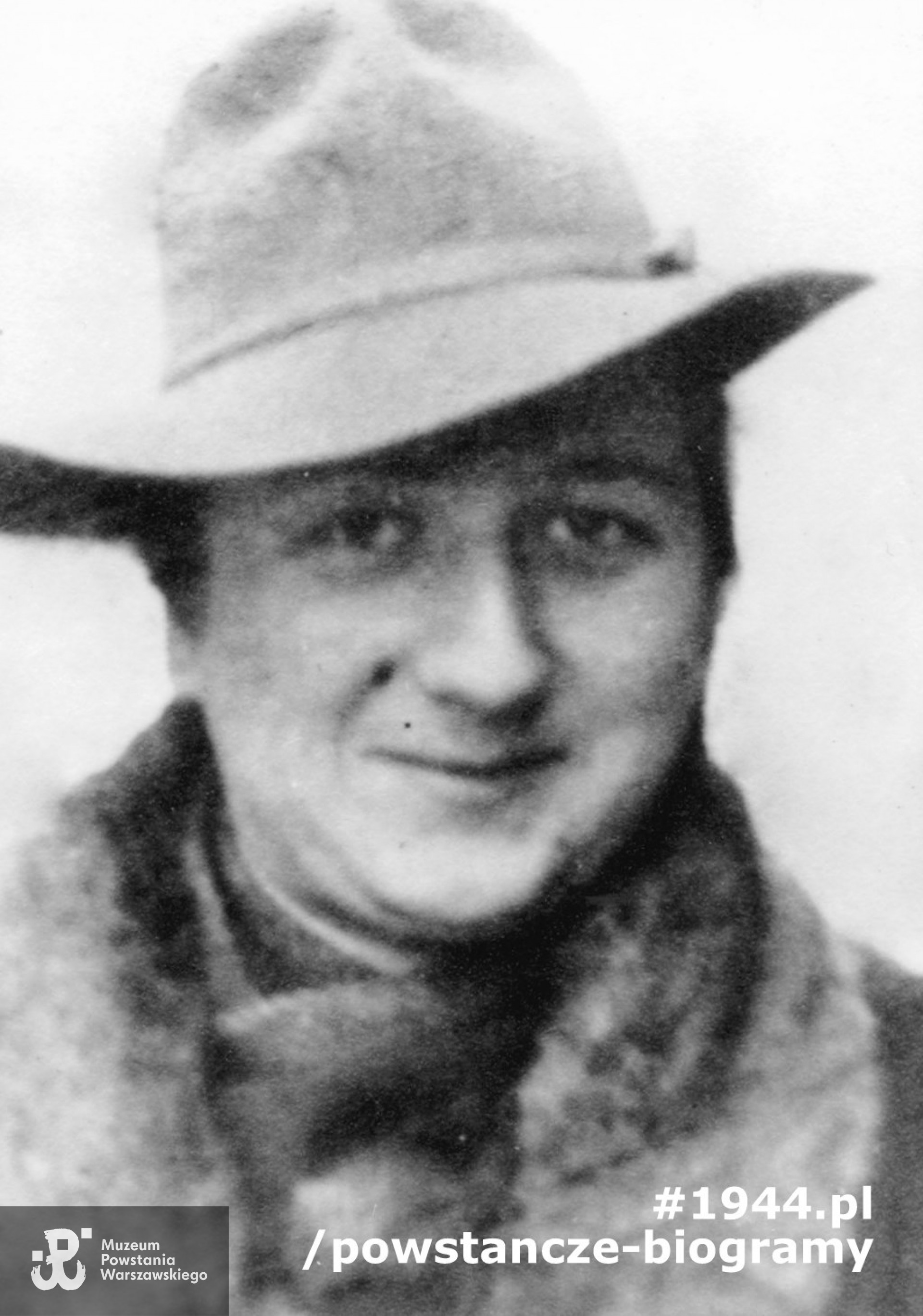 Zofia Janczewska "Jaga", łączniczka batalionu "Zośka"  kompania "Rudy" pluton "Sad". Fot. ze zbiorów Muzeum Powstania Warszawskiego, sygn. P/2629, dar Władysława Janczewskiego