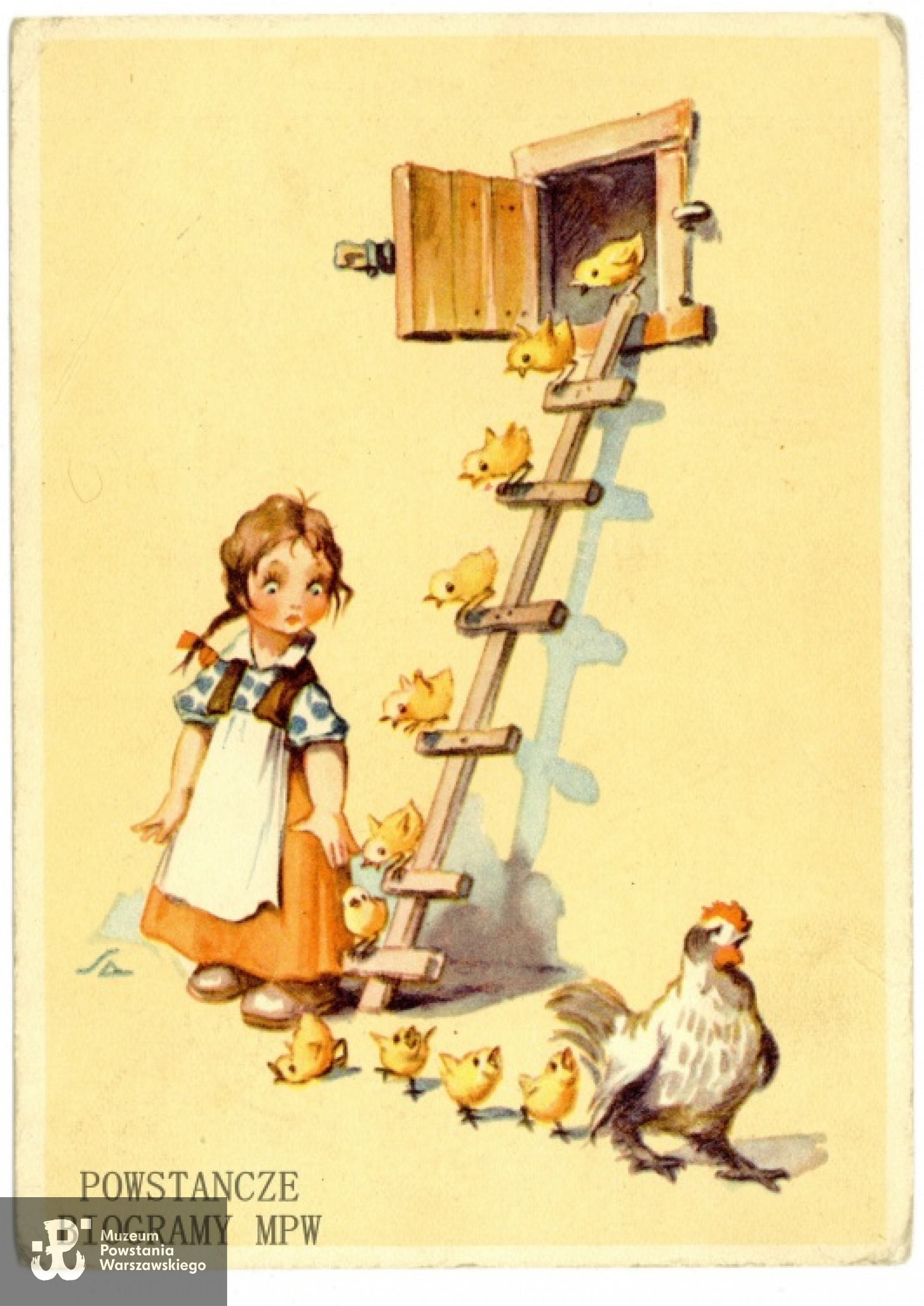 Kartki pocztowe napisane przez Zygmunta Dzieniewicza do Barbary Frankowskiej. Ze zbiorów Muzeum Powstania Warszawskiego, sygn. P/8184