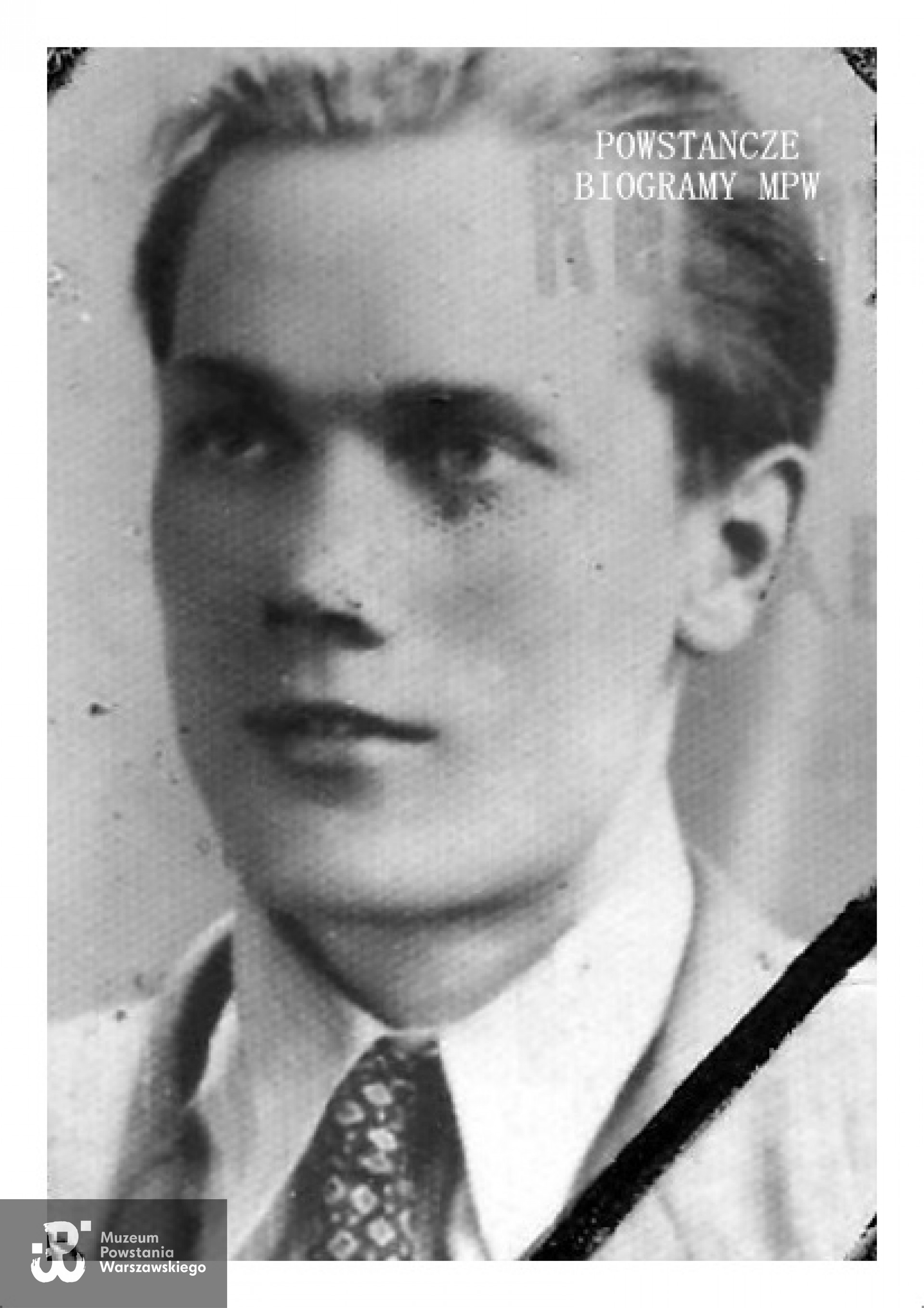 Czesław Pałasz "Pionier" (1914-1944). Fot. z archiwum rodzinnego Karoliny Wichrowskiej