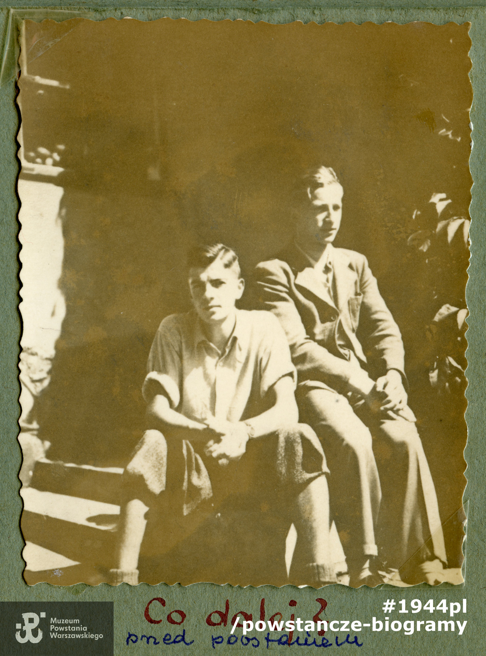 Przed Powstaniem. Fot. z archiwum rodzinnego p. Lecha Sedlaczka ps. Hak