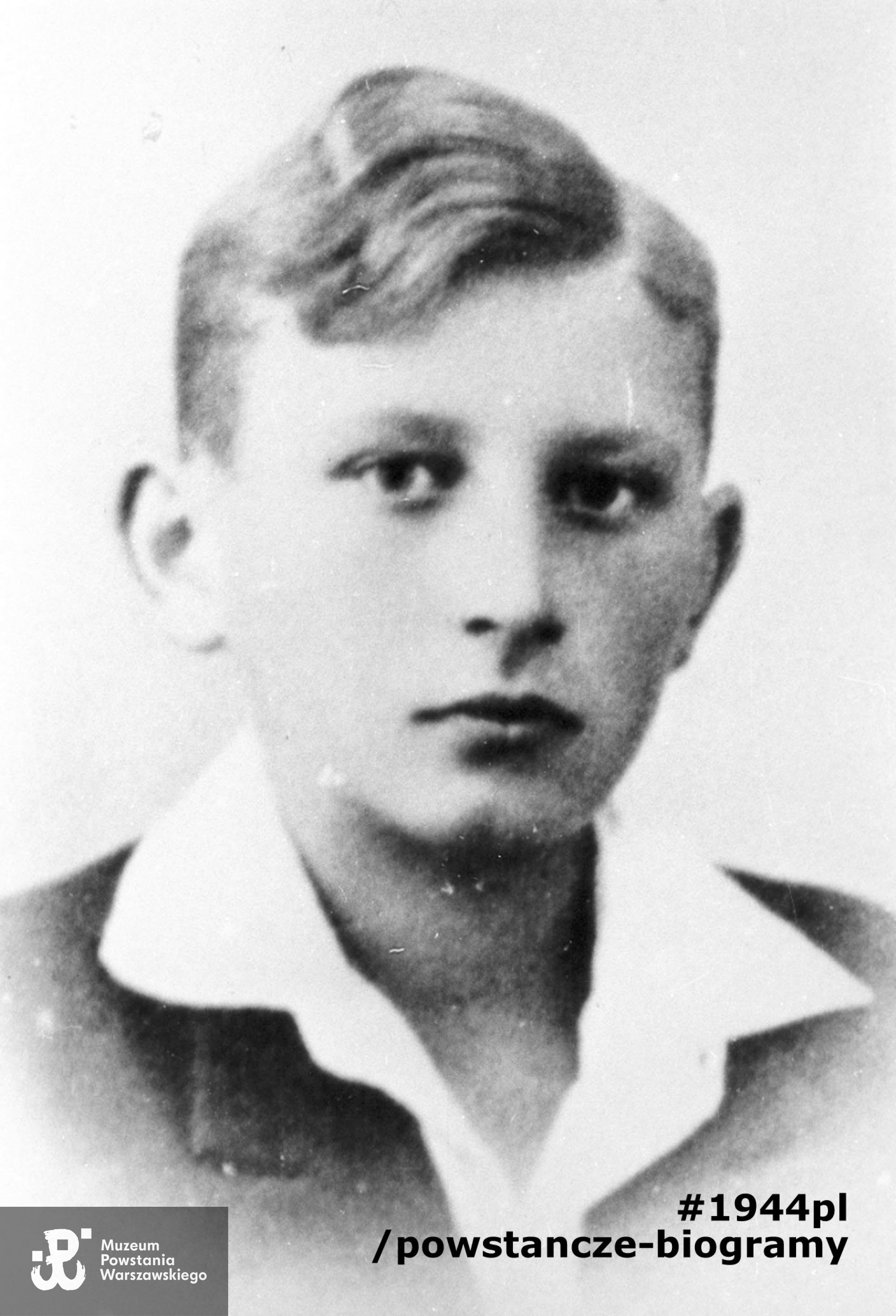 strz. Zbigniew Matecki "Janek" (1929-1944). Fot. ze zbiorów Muzeum Powstania Warszawskiego, sygn. MPW-IH/3964