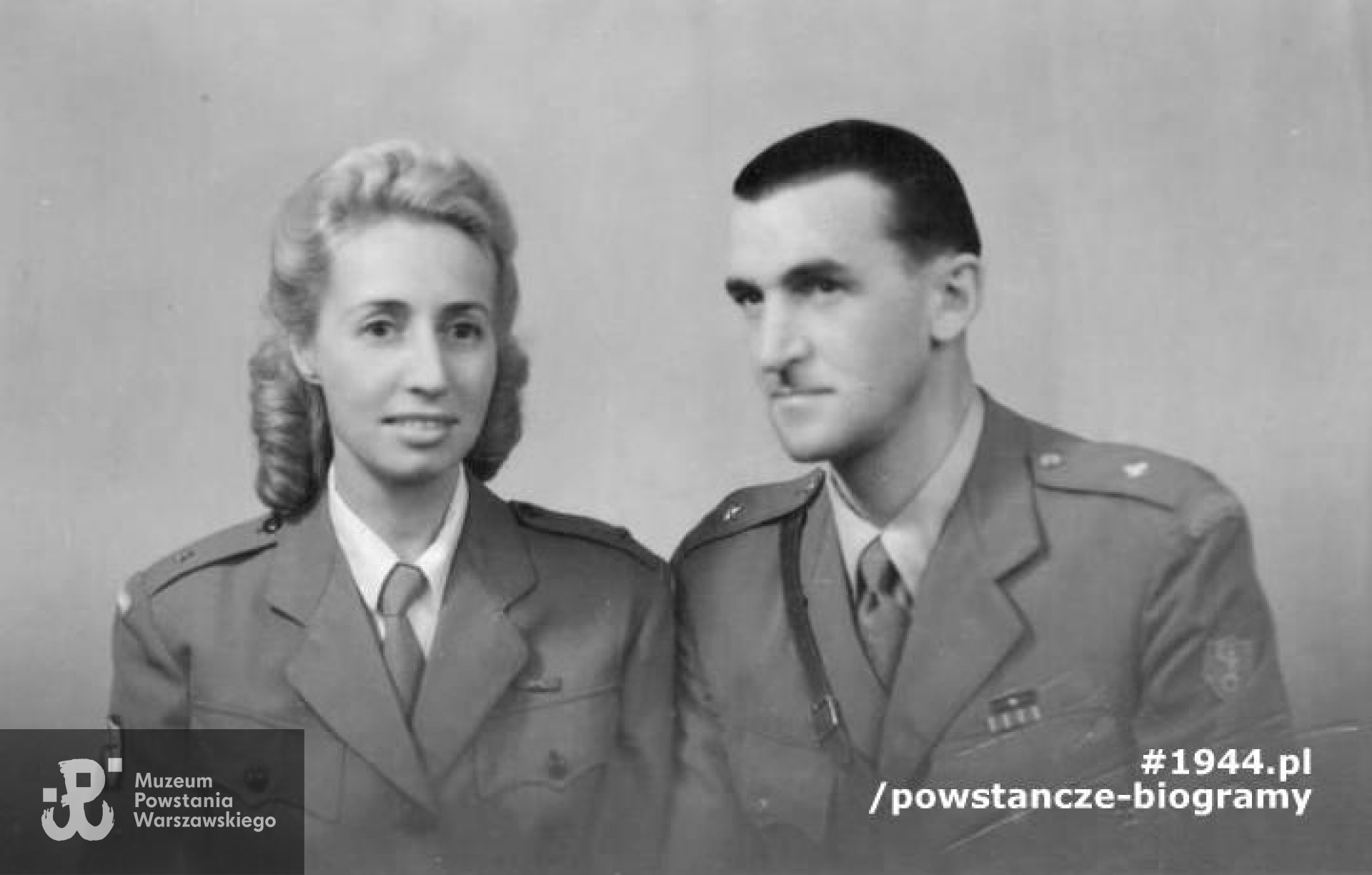  Jolanta w mundurze 2. Korpusu PSZ. Fot. udostępnił p. Bogdan Filipowicz