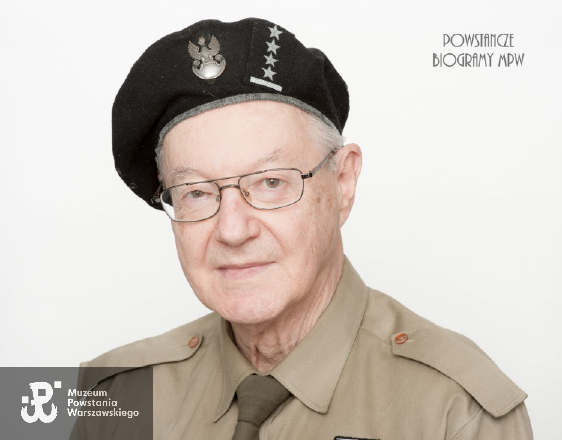 Zdjęcie z serii portretów Powstańców Warszawskich w ramach projektu "1944/70/2014" realizowanego przez grupę WWPHOTO dla uczczenia 70 rocznicy wybuchu Powstania Warszawskiego. Muzeum Powstania Warszawskiego, 22.07-04.08 2013.