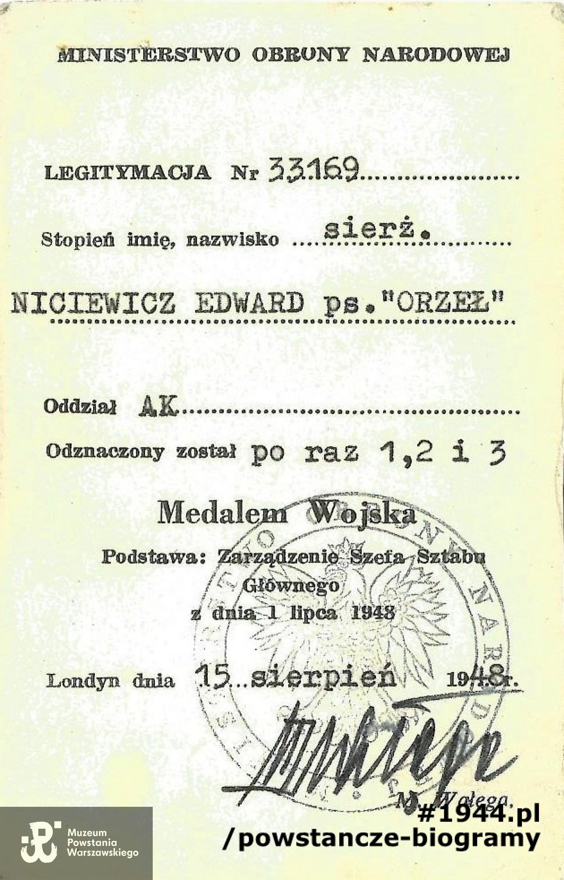 Z archiwum rodzinnego syna, p. Włodzimierza Niciewicza