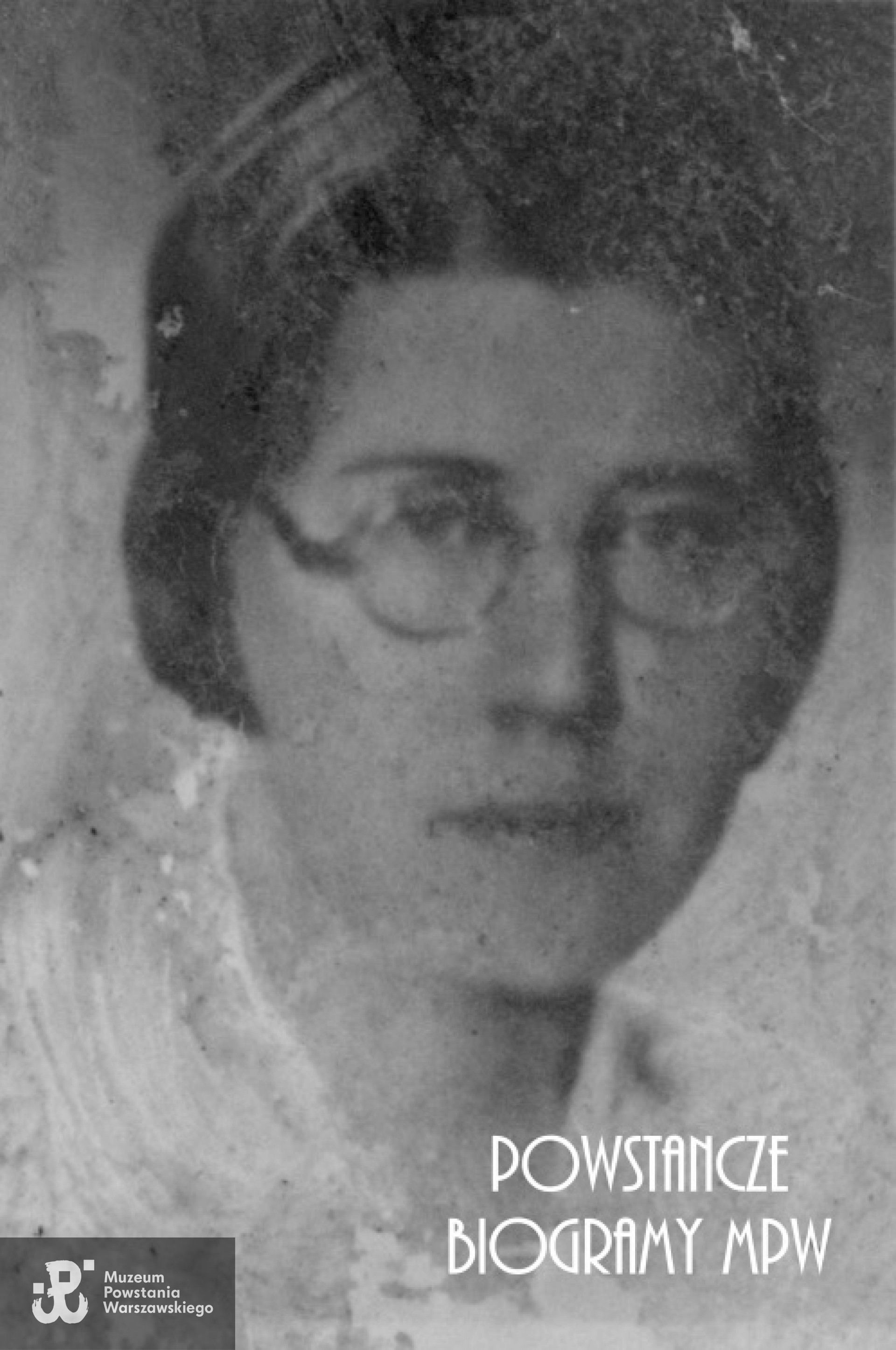 Zofia Krassowska "Elżbieta". Ze zbiorów Muzeum Powstania Warszawskiego.