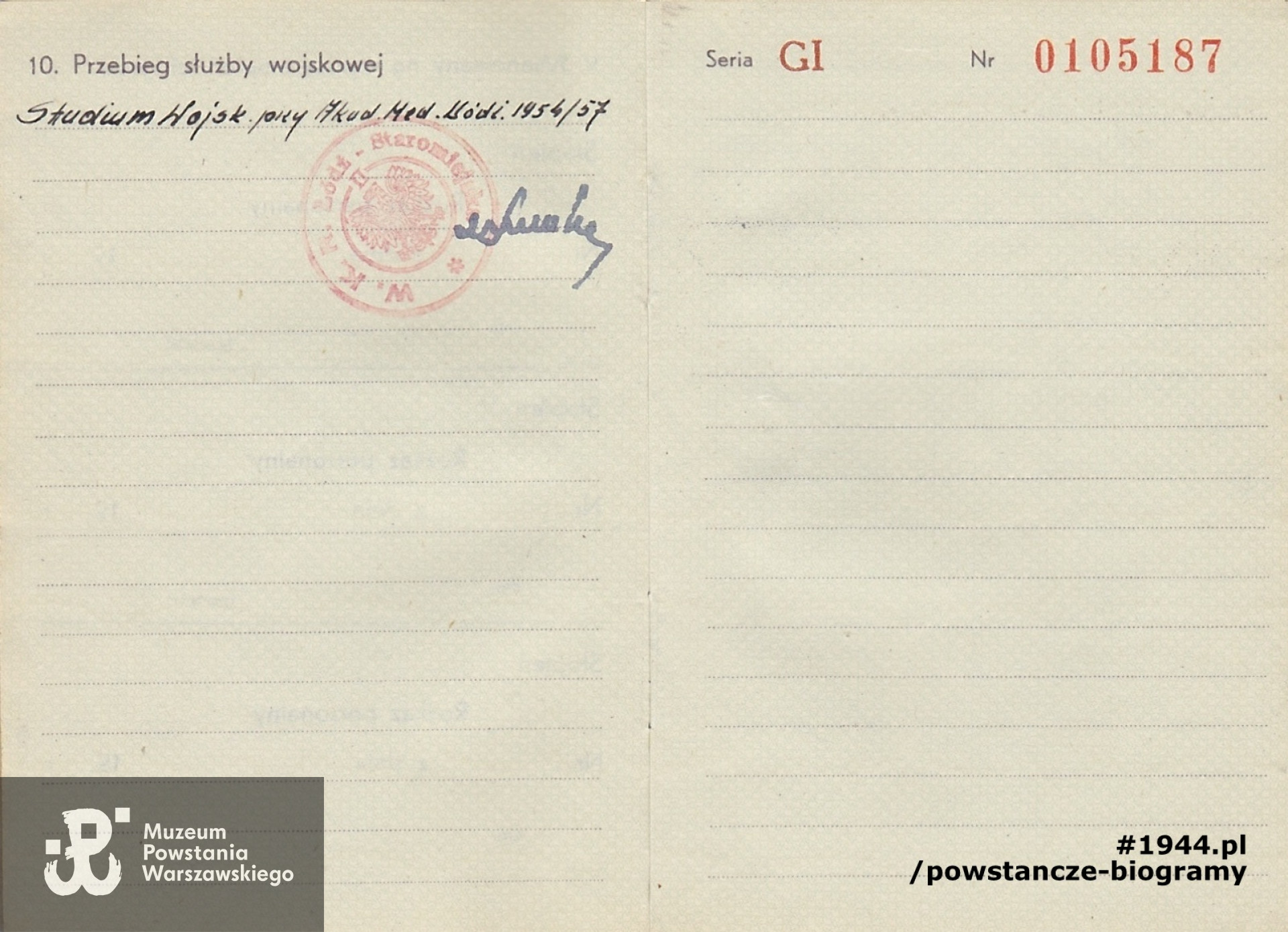 Z archiwum rodzinnego udostępniła p. Danuta Mikuła - Dobroń