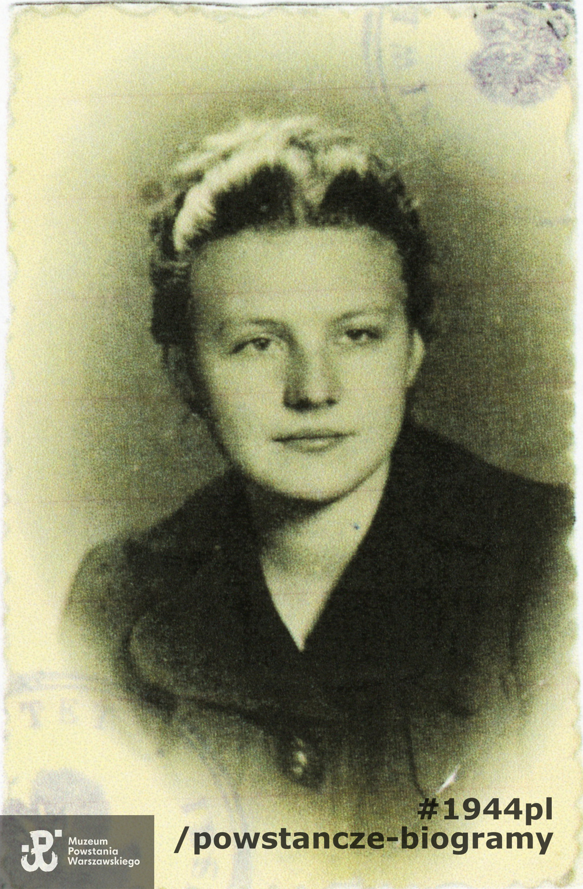 Danuta Ciecierska-Stokłosa „Danuta”. Fot. z archiwum prywatnego p. Danuty Ciecierskiej - Stokłosy, kopia: MPW-ankieta