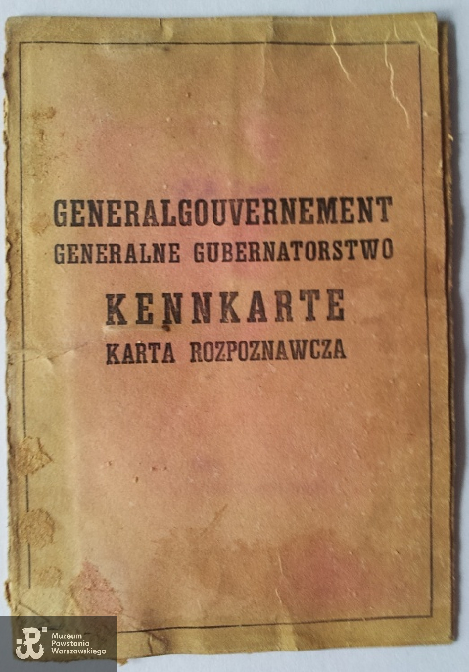 Okładka ww kenkarty. Fot. Monika Fila - archiwum rodzinne.