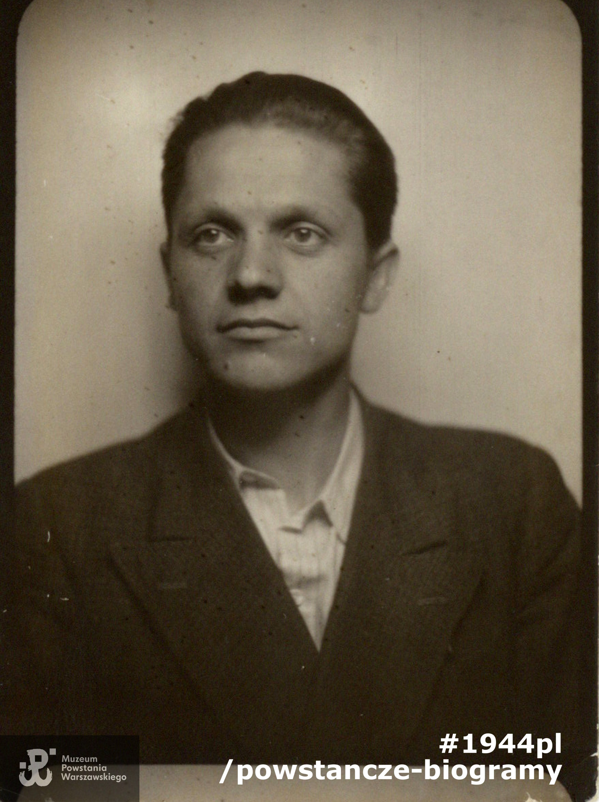 por. Bronisław Czarnołęcki ps. "Bronek" (1917-1944). Fot. ze zbiorów Muzeum Powstania Warszawskiego, sygn. P/9167/19