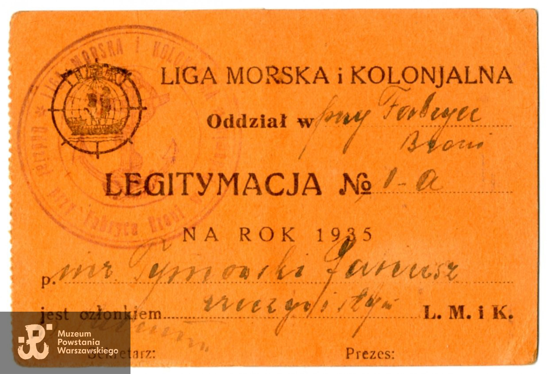 Dokumenty Janusza Tymowskiego ps.  "Jaworski" z zasobu Archiwum Akt Nowych w Warszawie, dar p. Jarosława Tymowskiego